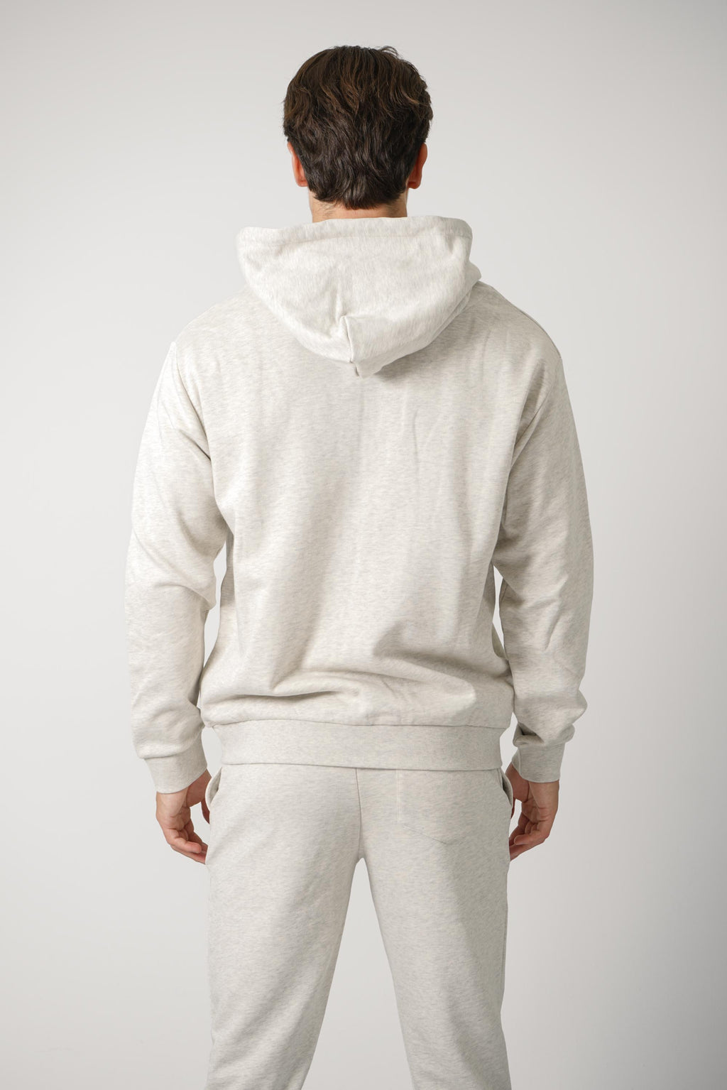 Signature Zip-Up Hoodie – Heather Grey