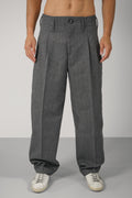 Zuit Trousers with 2 Pleats – Carbon Grey