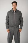Ami de Coeur Padded Zipped Jacket – Carbon Grey