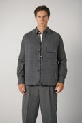 Wool Pinstripe Vest