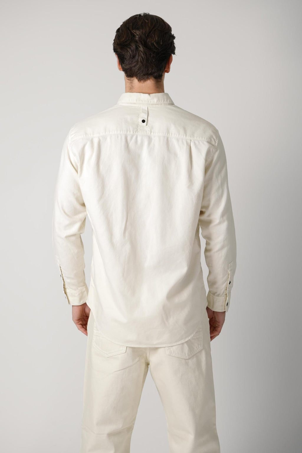 110004 Stone Island Stella Cotton Overshirt Off White