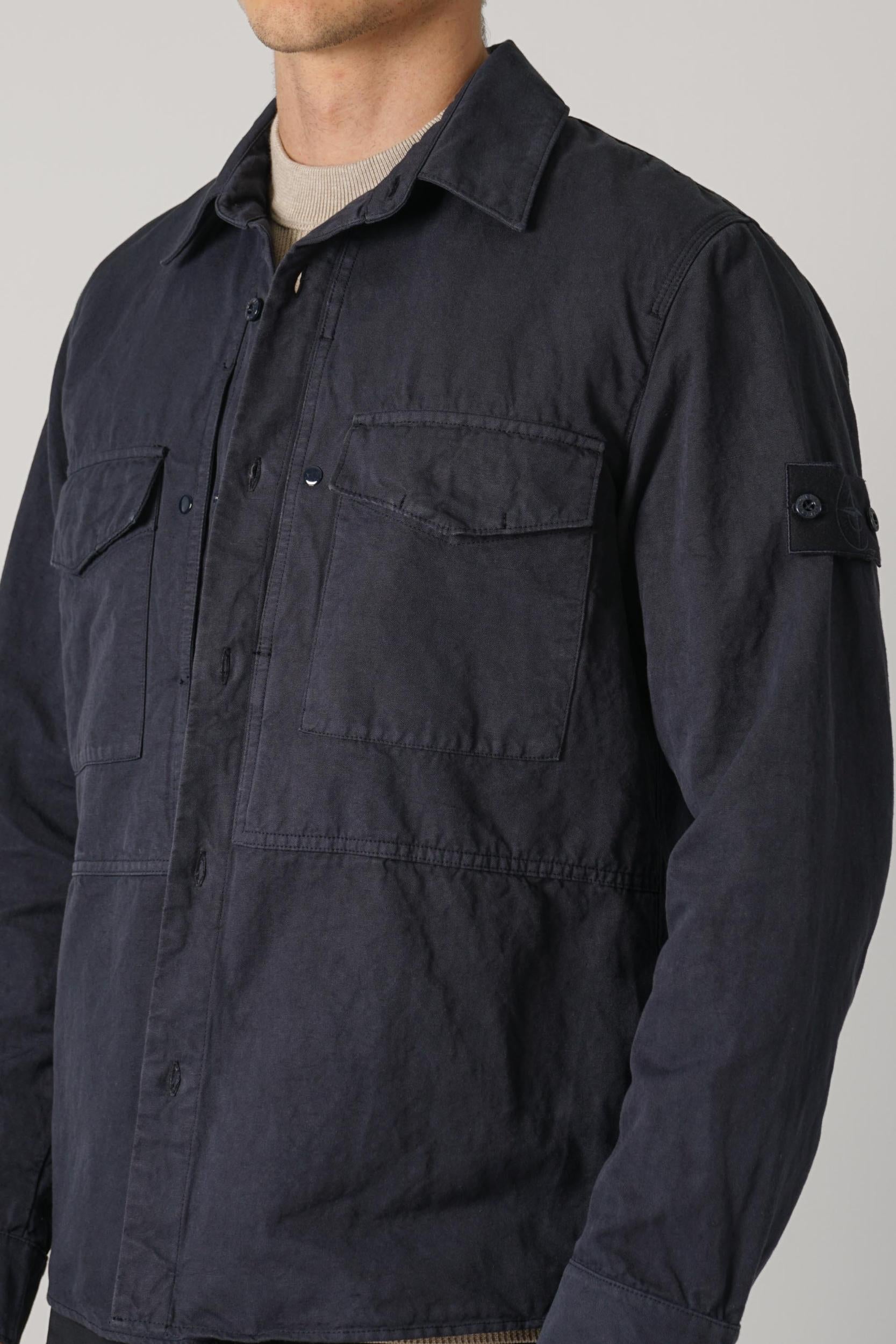 1200012 Stone Island Overshirt Navy