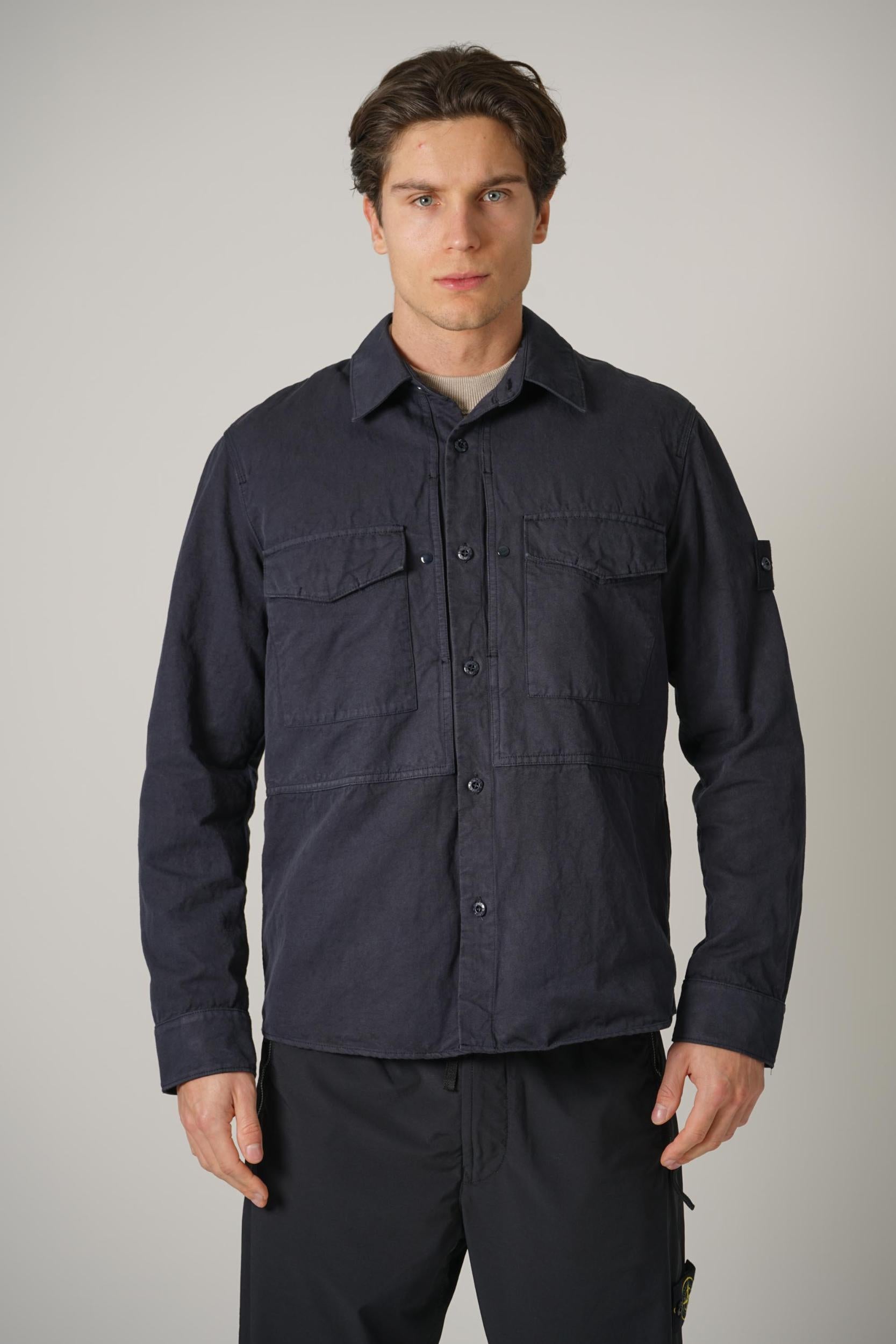 1200012 Stone Island Overshirt Navy
