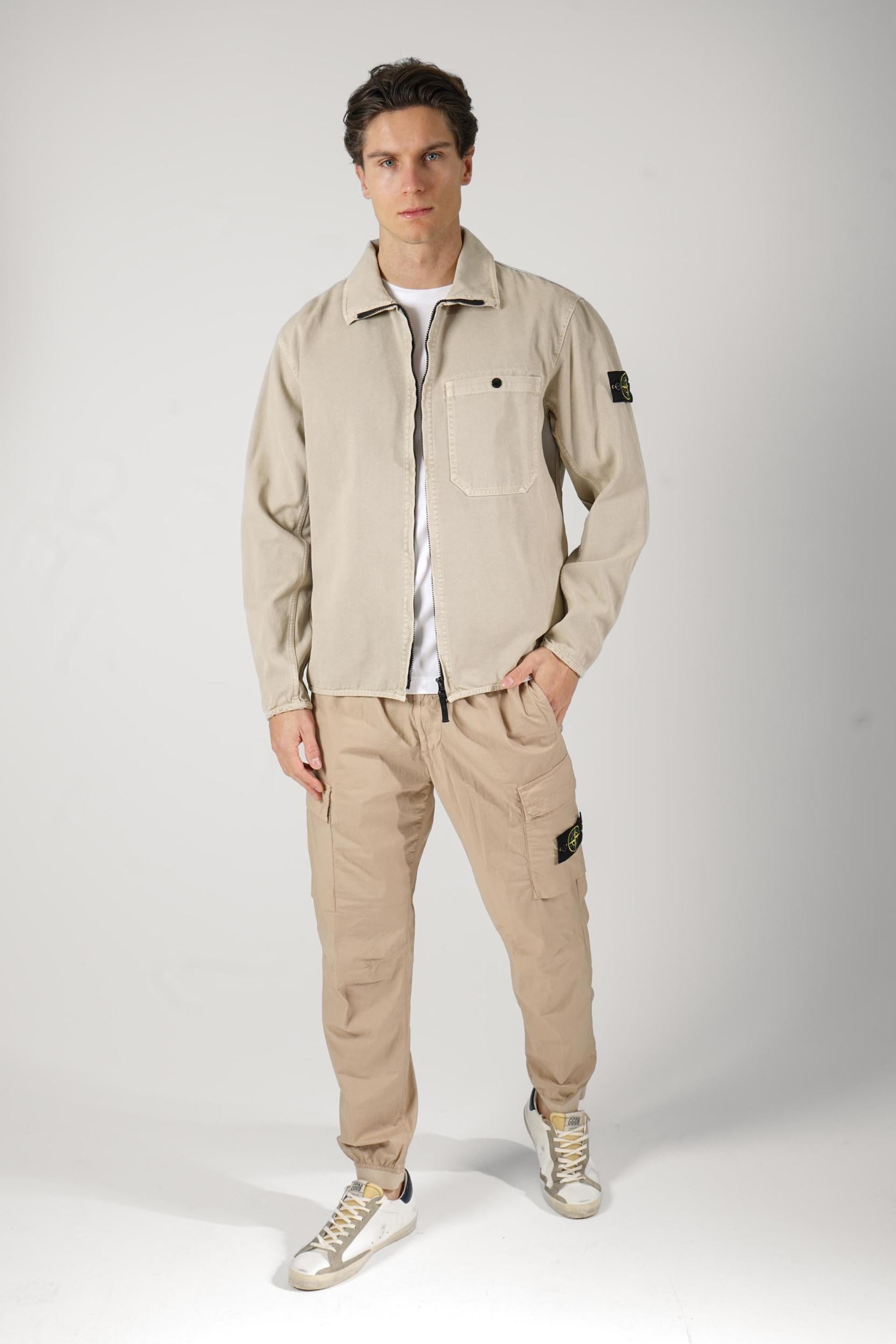 1200014 Stone Island Overshirt Beige