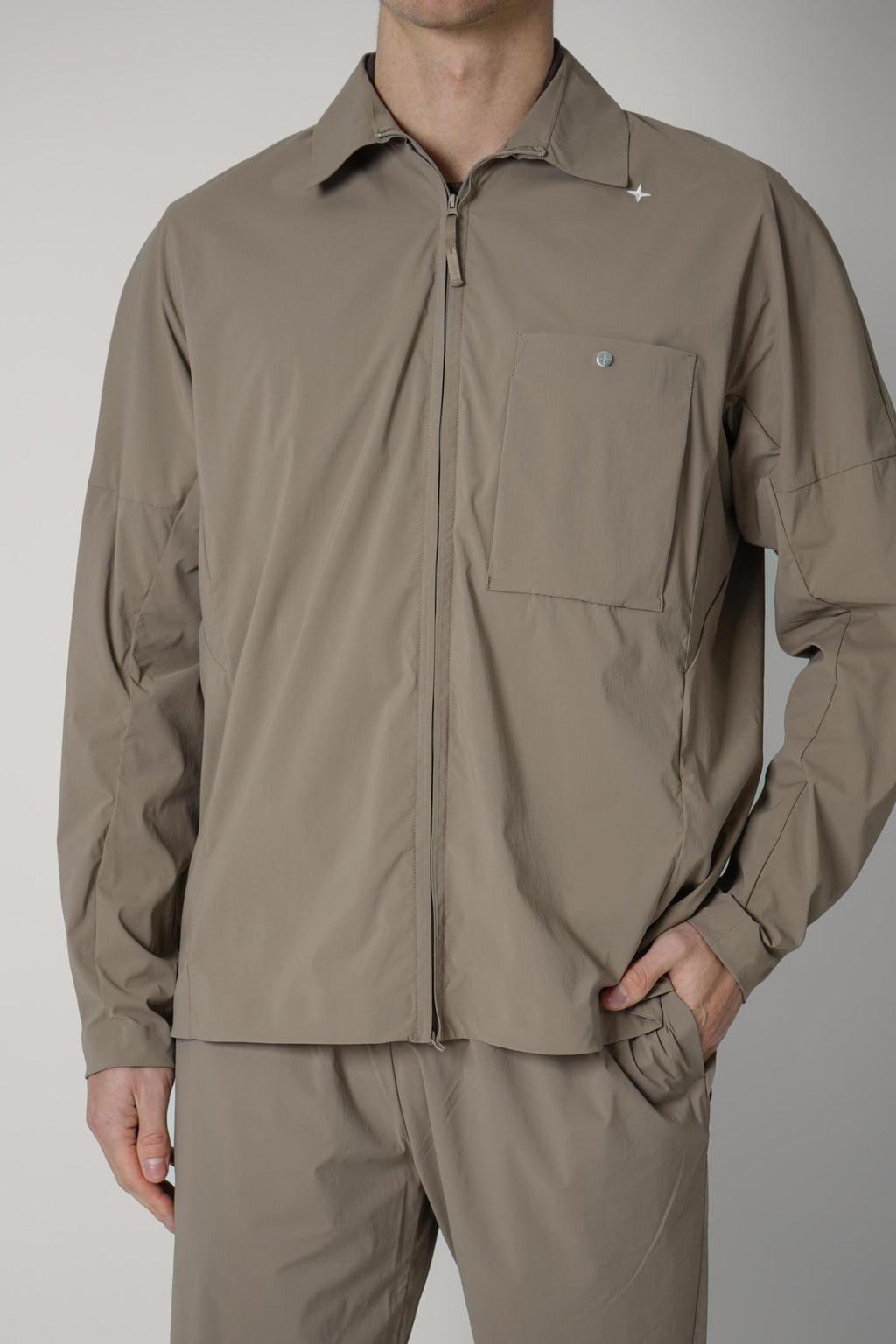 1200016 Stone Island Stella Overshirt Desert