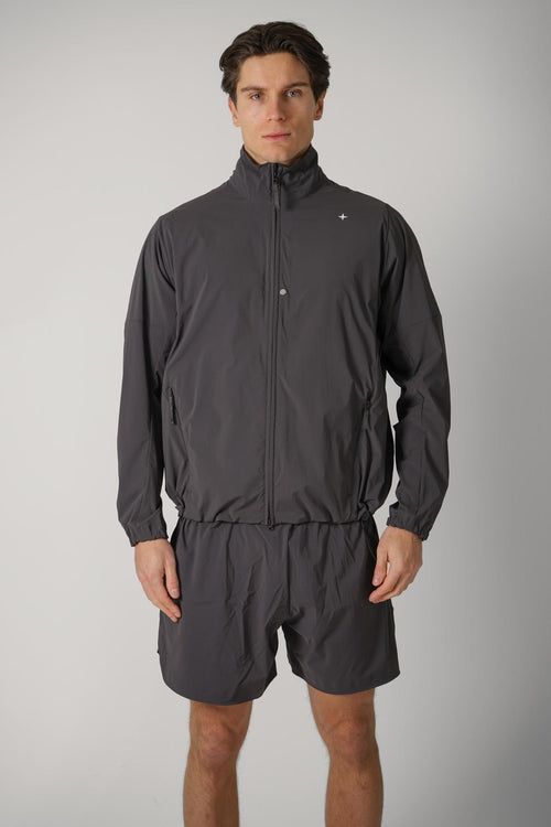 1200035 Stone Island Stella Overshirt Dark Grey