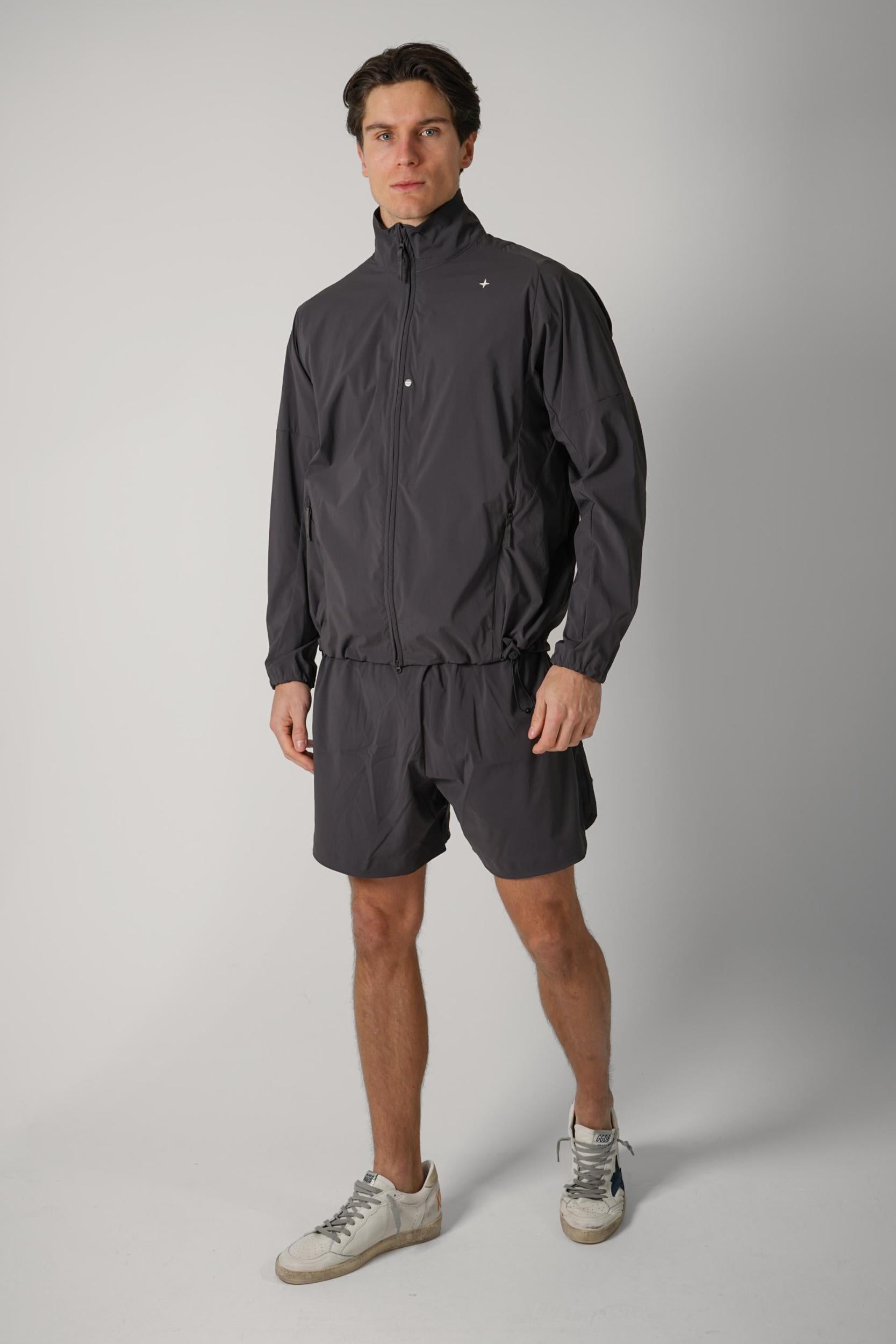 1200035 Stone Island Stella Overshirt Dark Grey