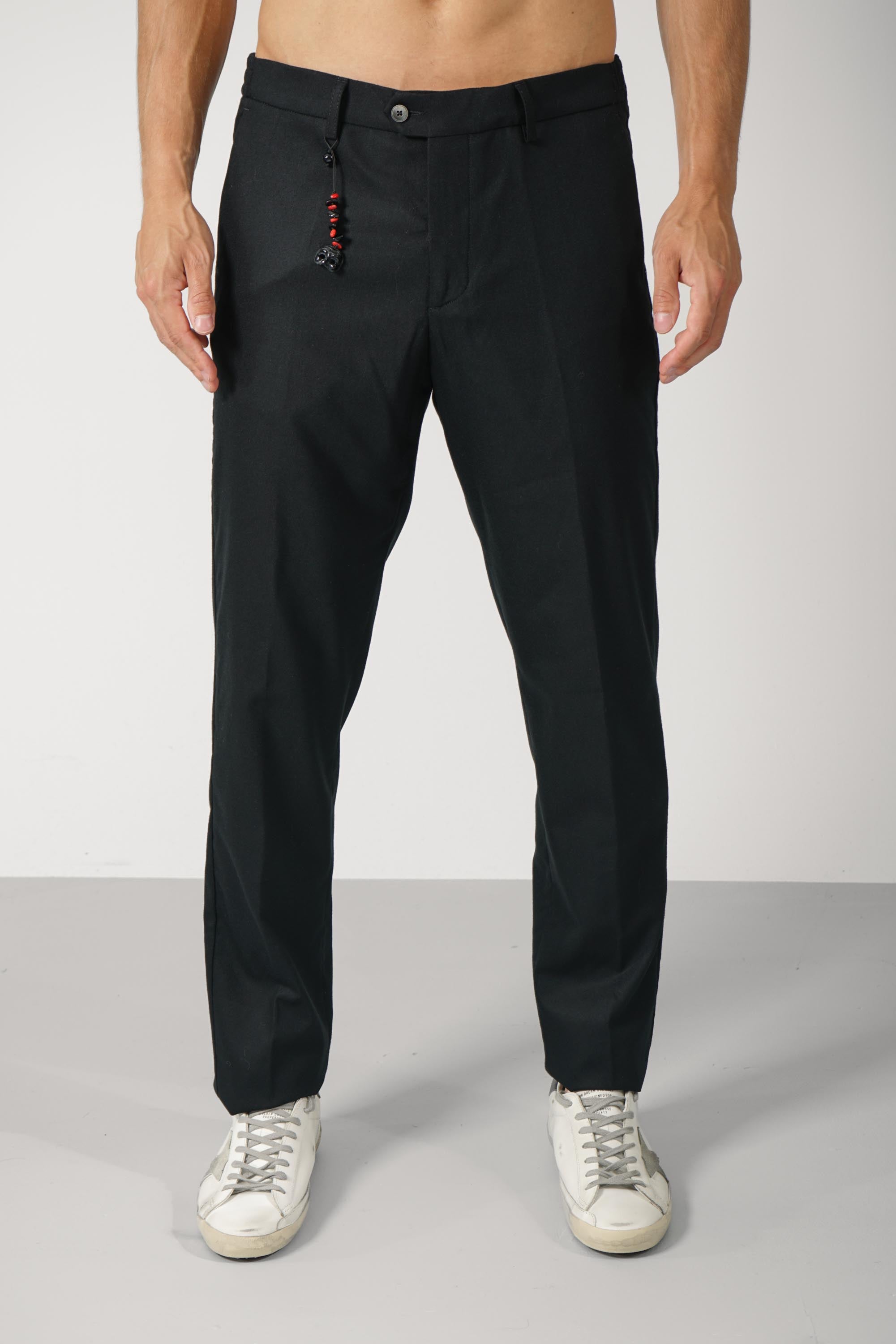 Marco Pescarolo Vento Zip Trousers – 05 black