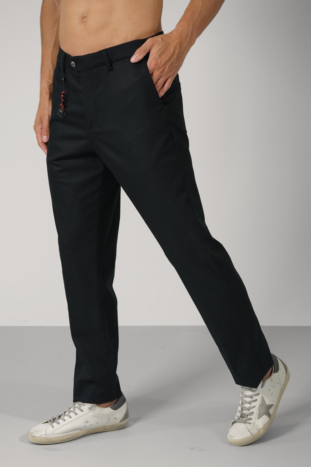 Marco Pescarolo Vento Zip Trousers – 05 black
