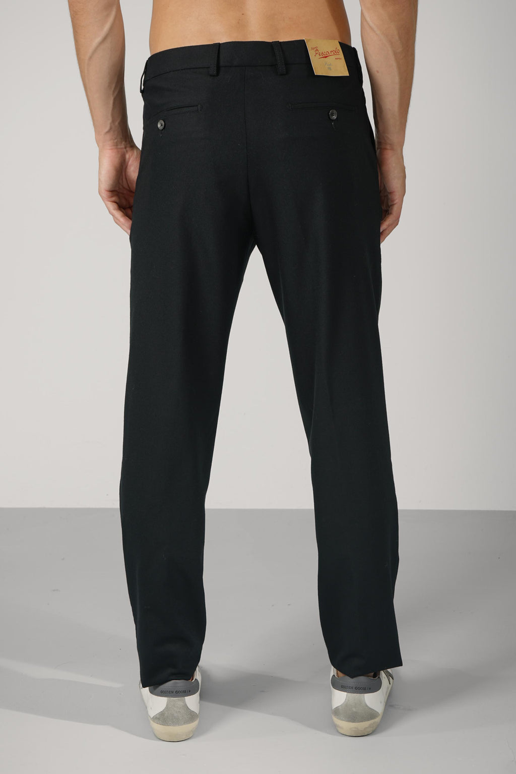 Marco Pescarolo Vento Zip Trousers – 05 black