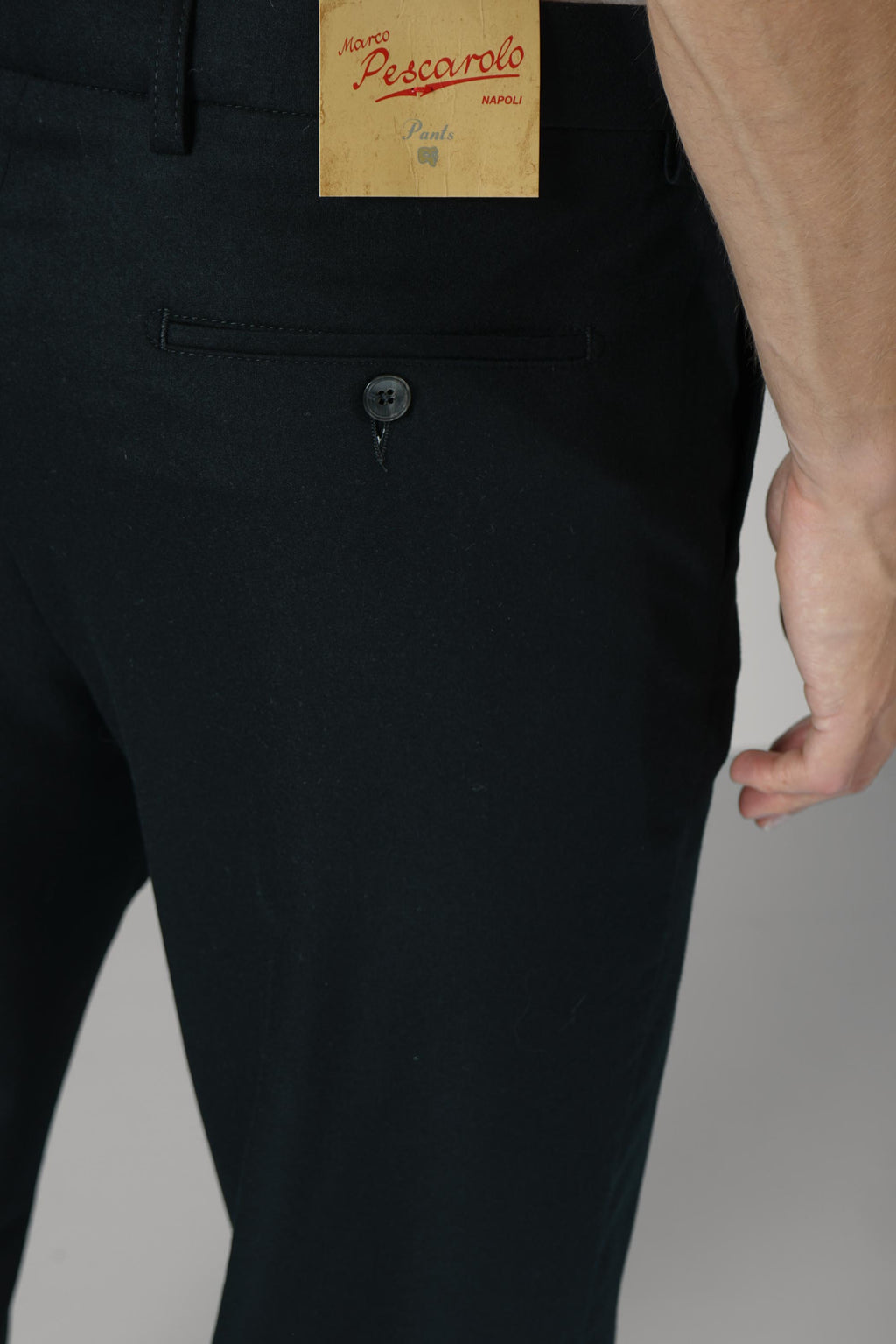 Marco Pescarolo Vento Zip Trousers – 05 black