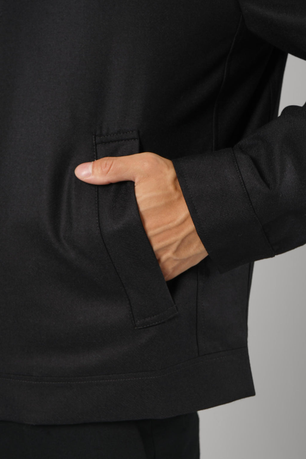 Marco Pescarolo Quarantuno Zip Jacket – 04 black
