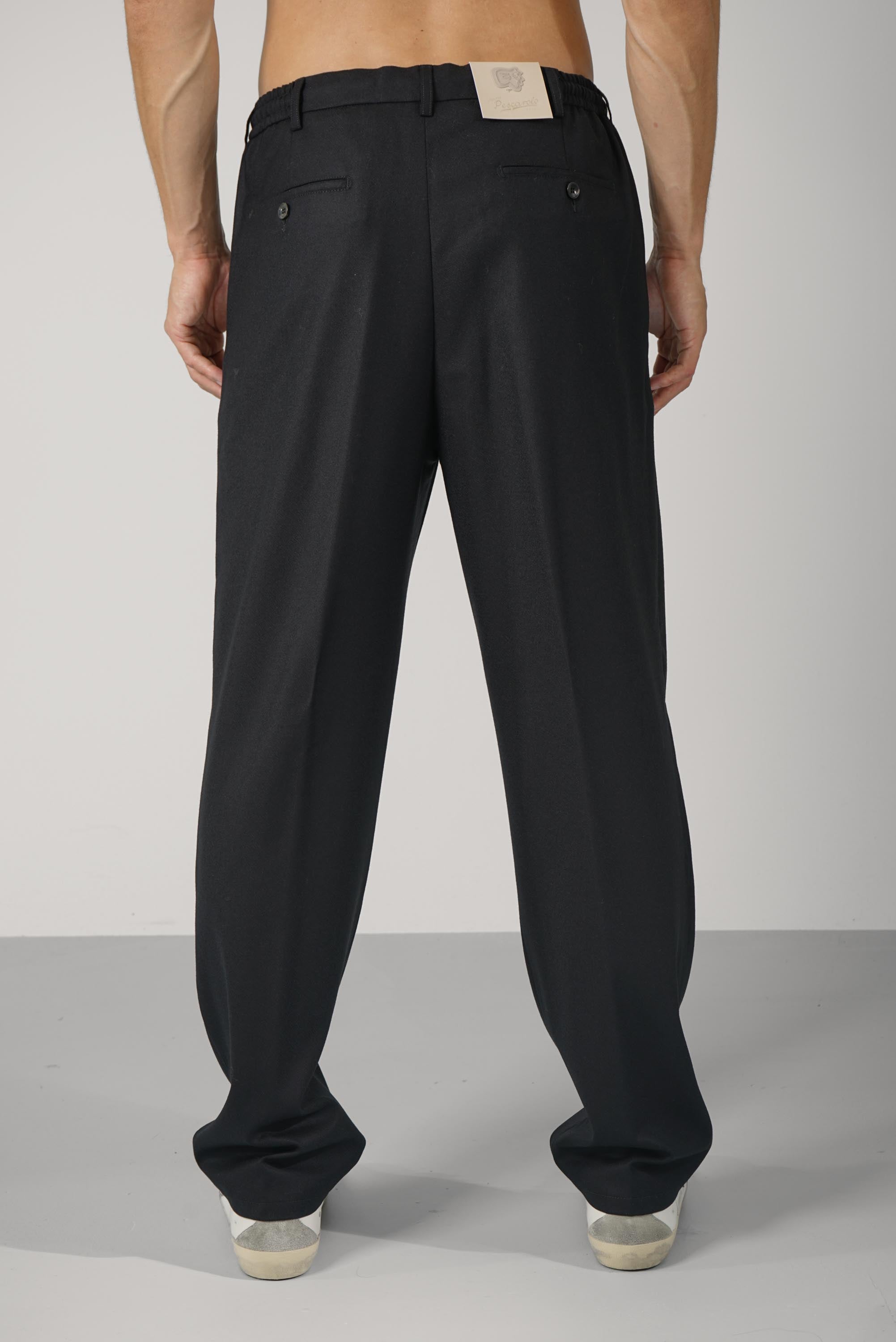 Marco Pescarolo Dieci Zip Trousers – 04 black