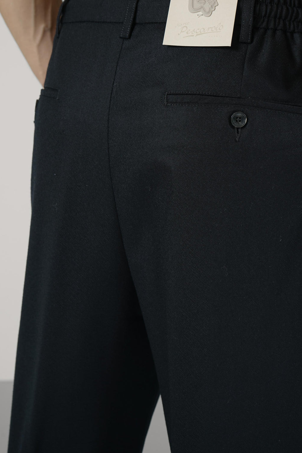 Marco Pescarolo Dieci Zip Trousers – 04 black