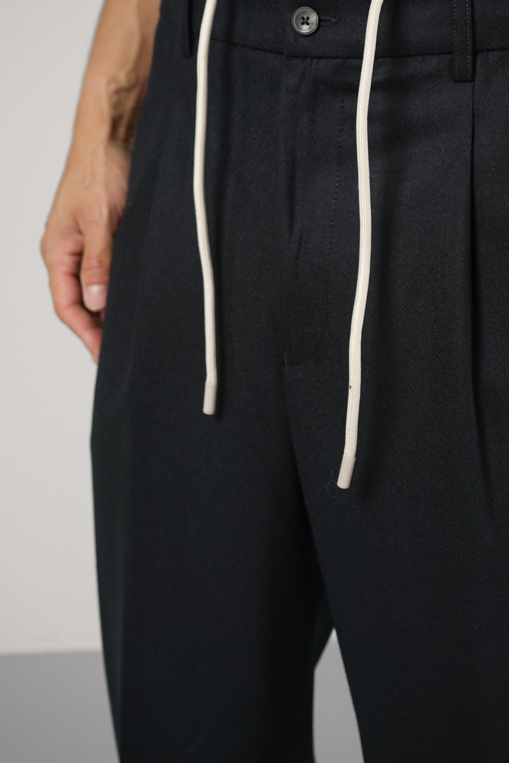 Marco Pescarolo Dieci Zip Trousers – 04 black
