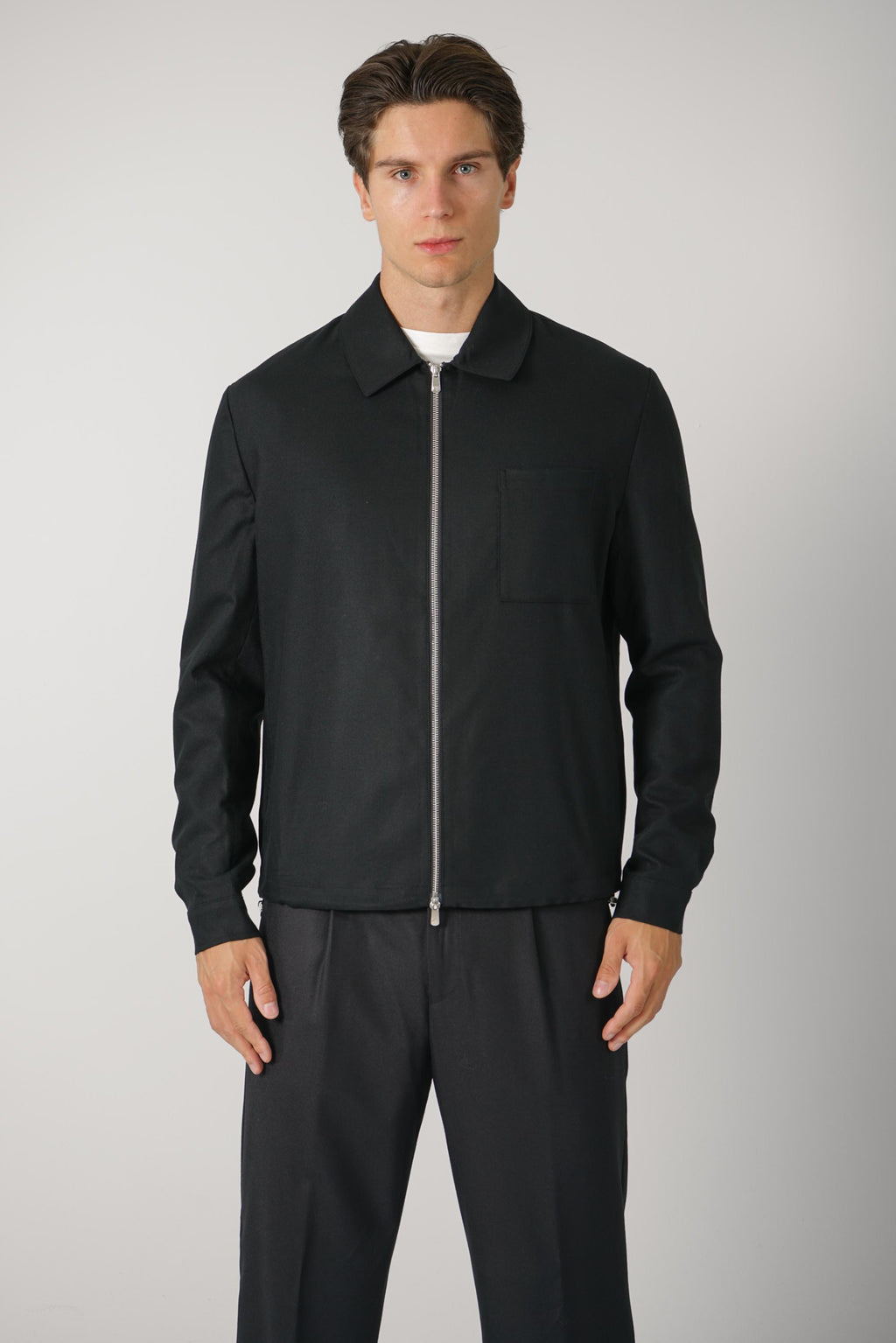 Marco Pescarolo  Ventidue Zip Jacket – 05 black