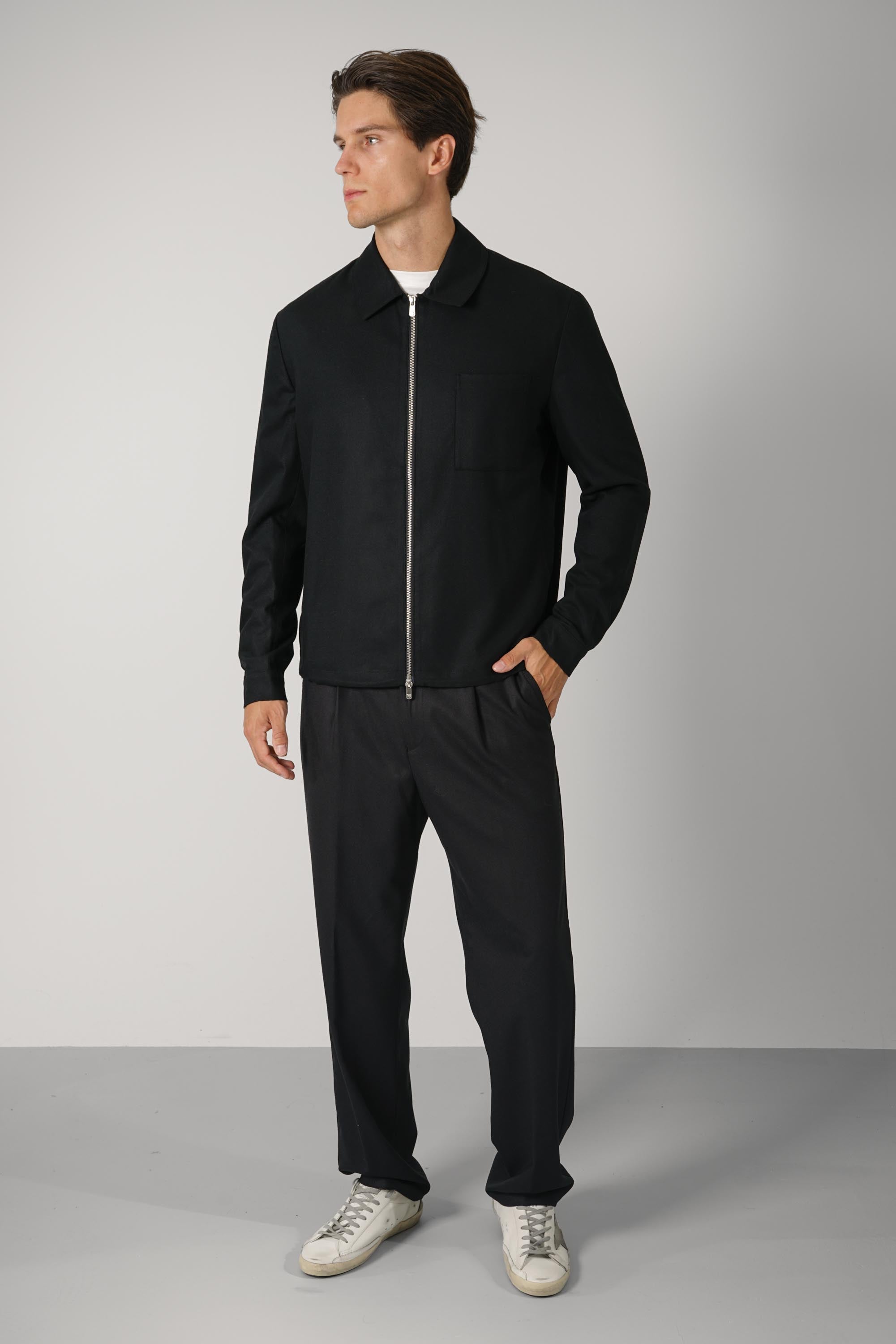 Marco Pescarolo  Ventidue Zip Jacket – 05 black