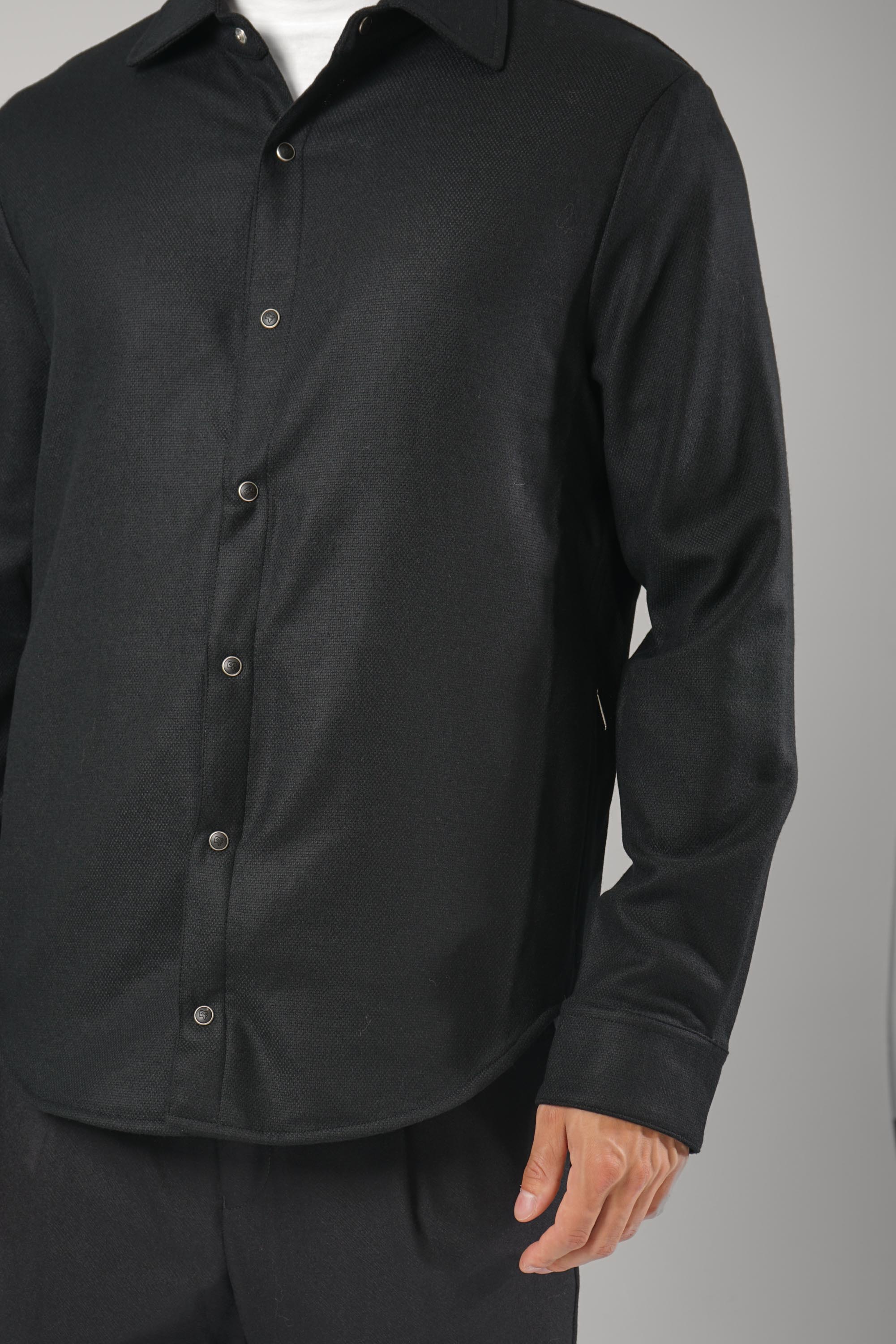 Marco Pescarolo Zenith Shirt Jacket – 03 black