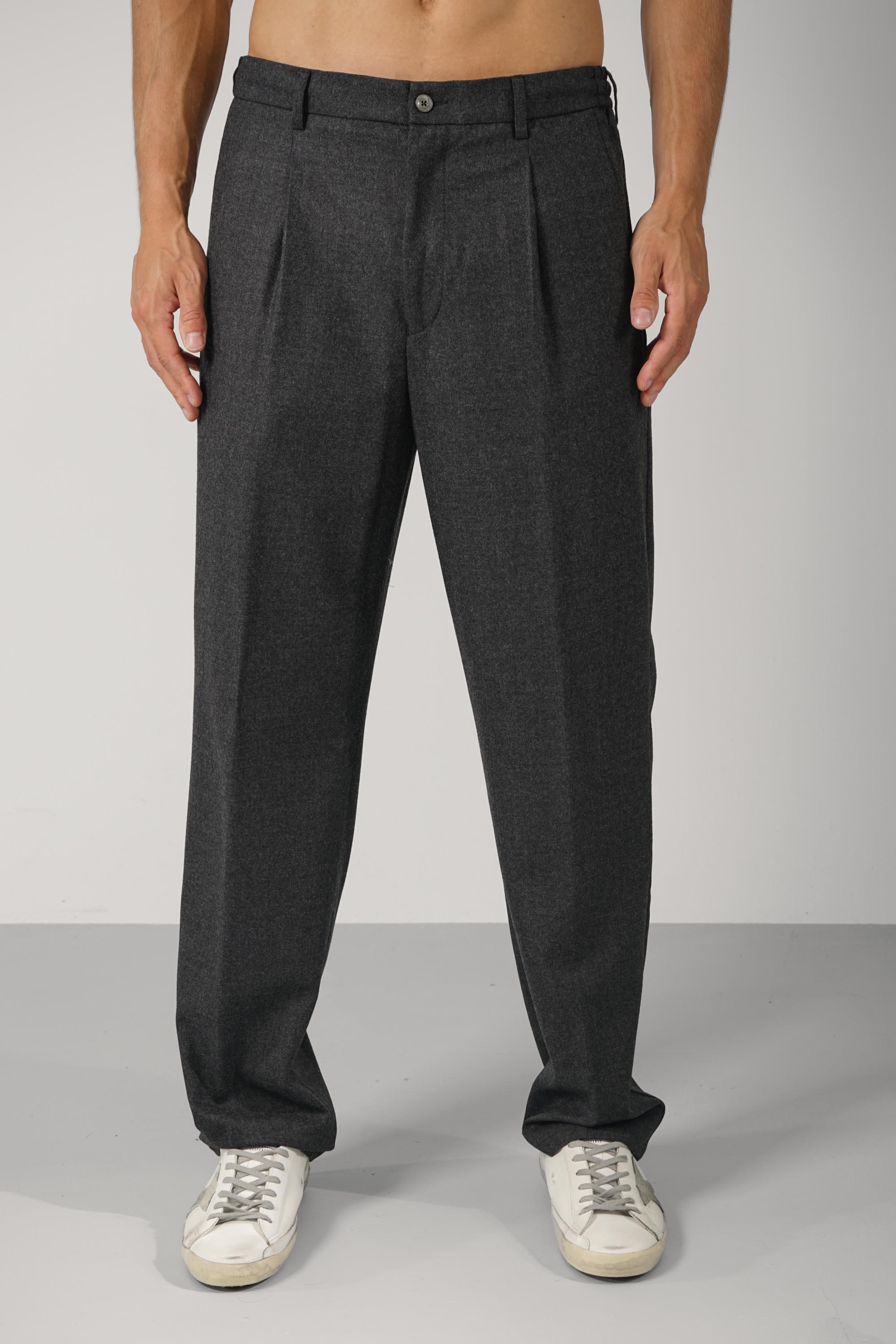 Marco Pescarolo Dieci Zip Trousers – 03 grey