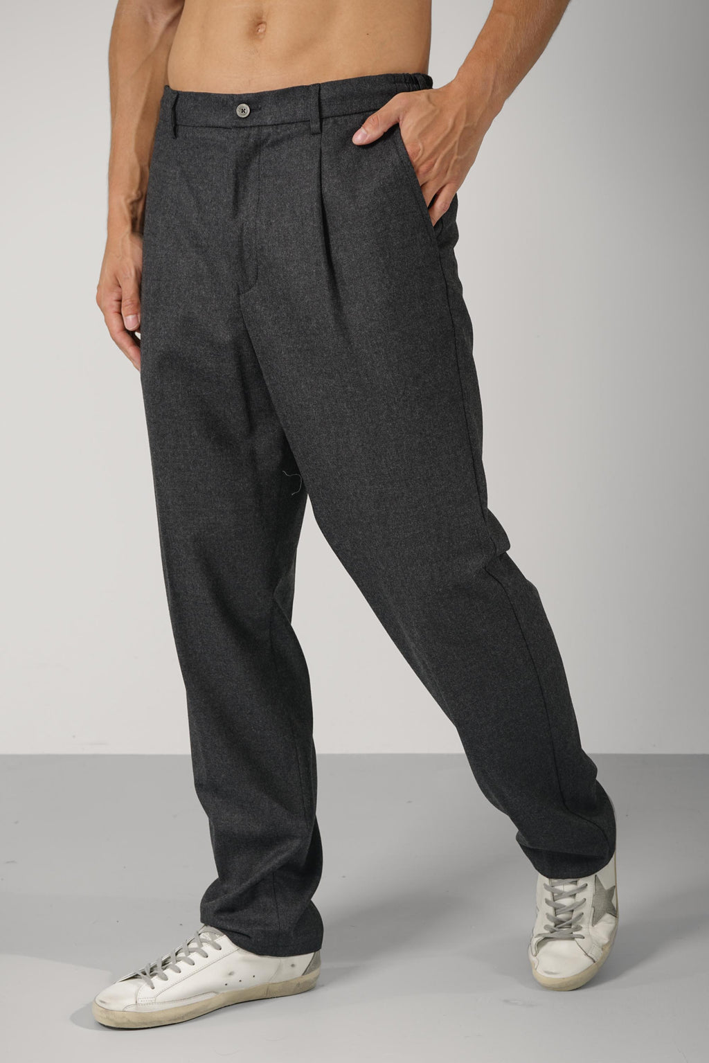 Marco Pescarolo Dieci Zip Trousers – 03 grey