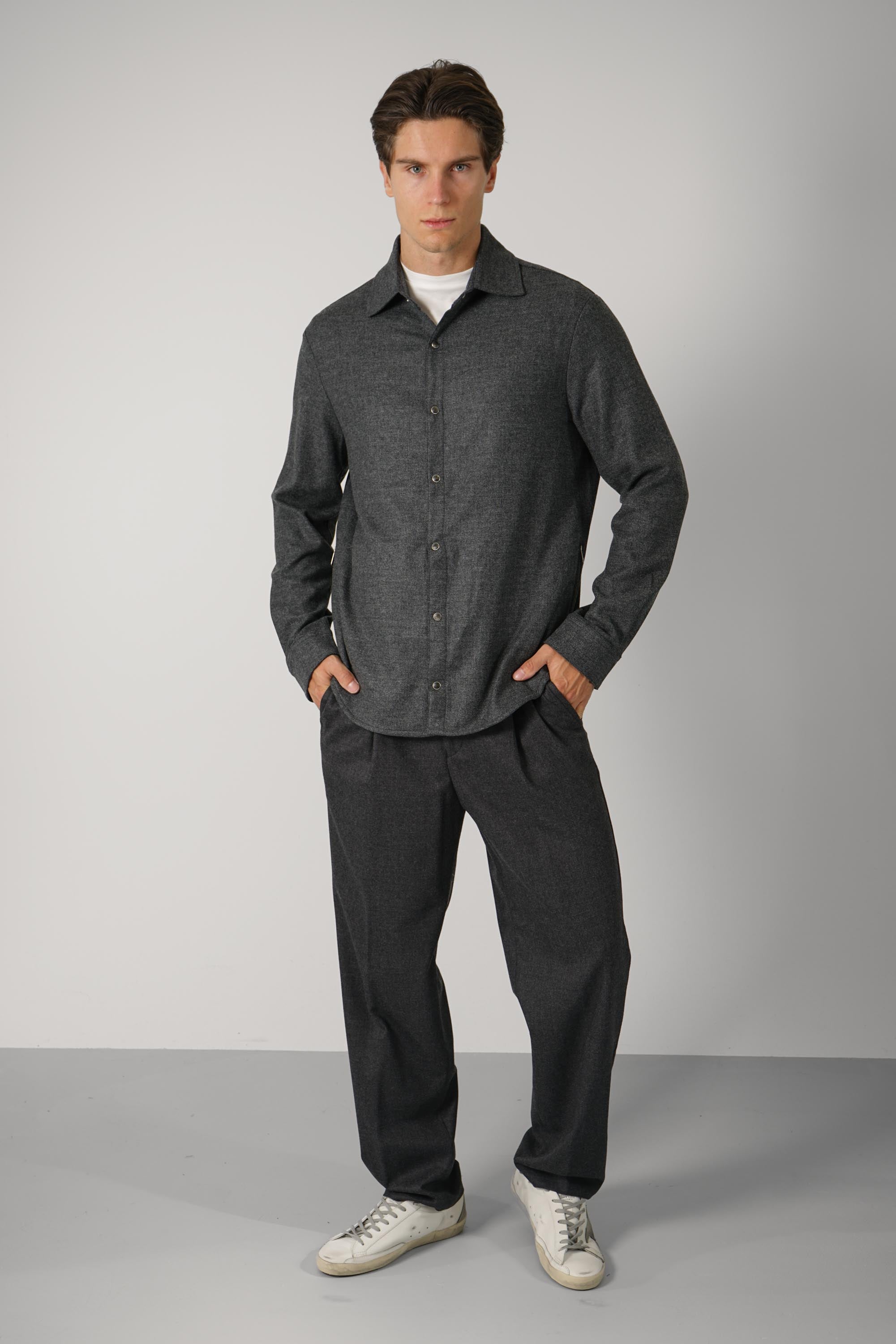 Marco Pescarolo  Zenith Shirt Jacket – 04 grey
