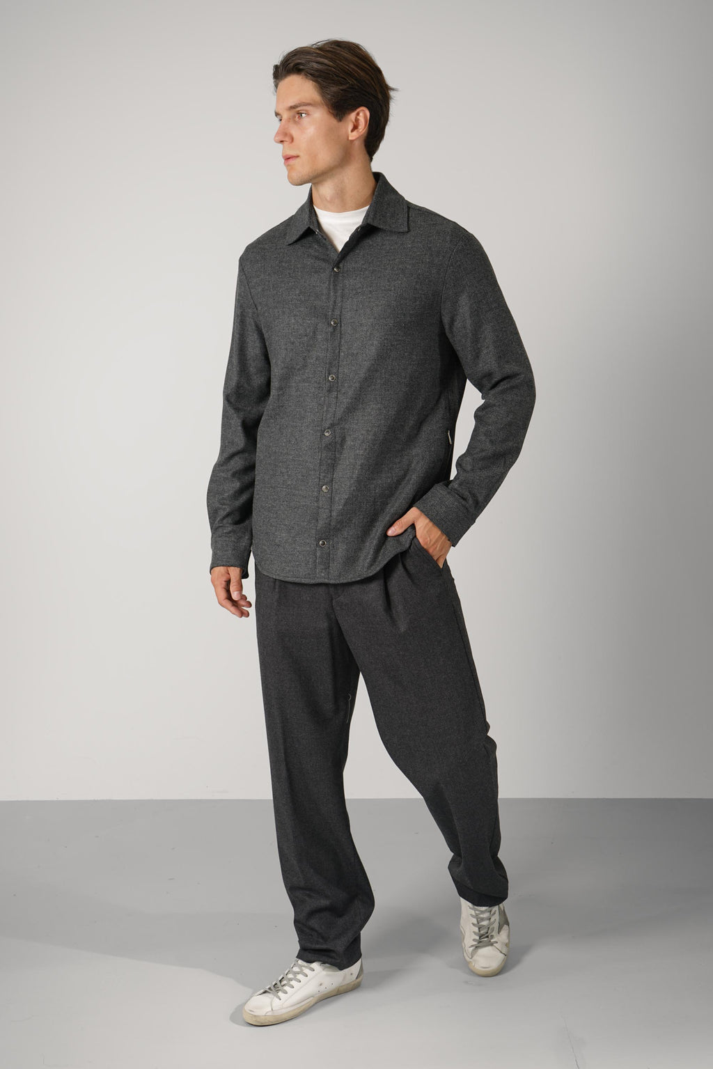 Marco Pescarolo  Zenith Shirt Jacket – 04 grey