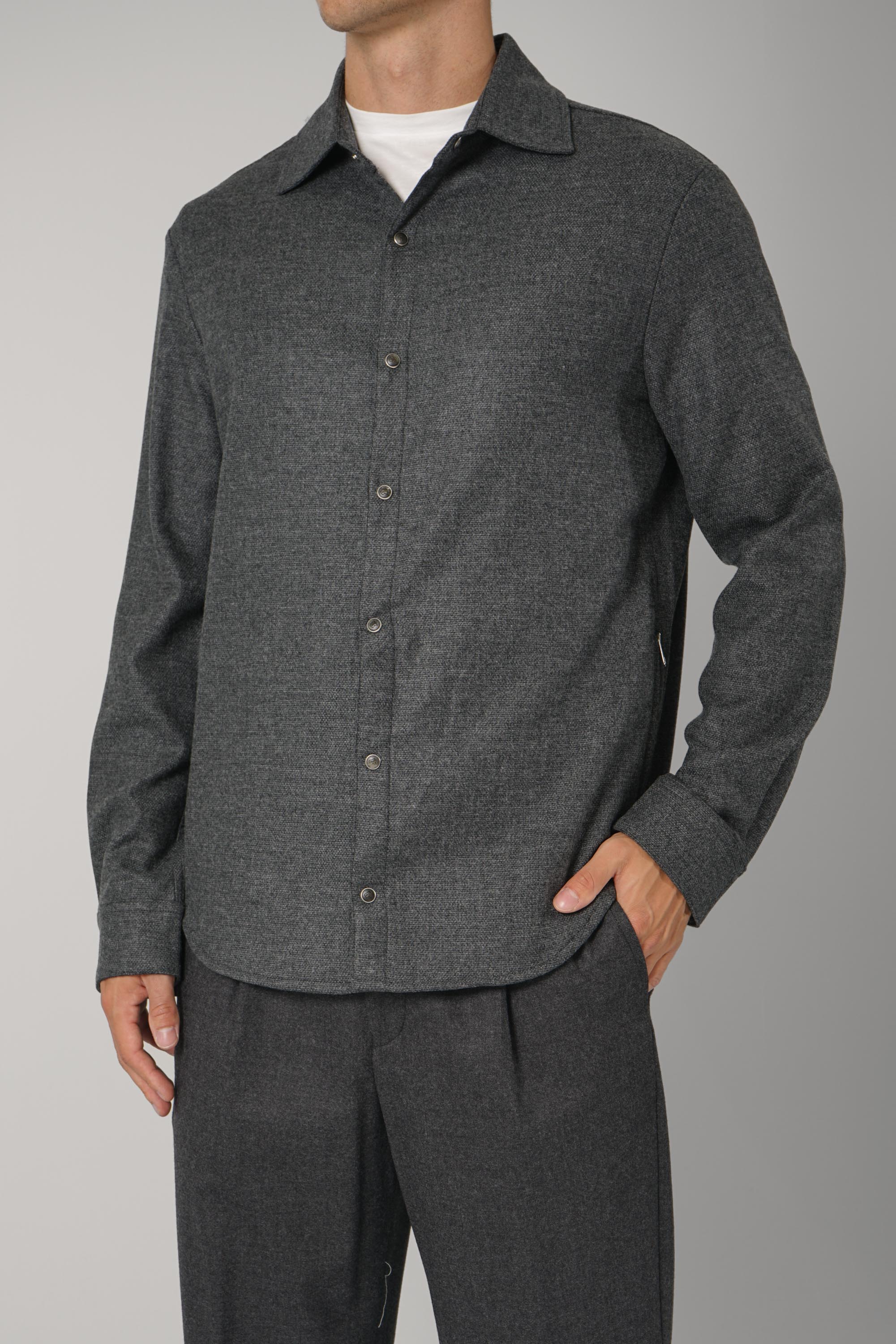 Marco Pescarolo  Zenith Shirt Jacket – 04 grey