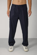 Marco Pescarolo  Quaranta Zip Trousers – 07 navy