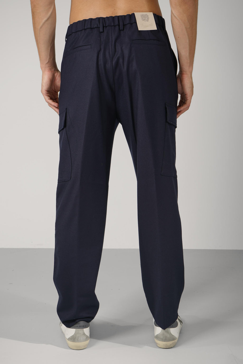 Marco Pescarolo  Quaranta Zip Trousers – 07 navy
