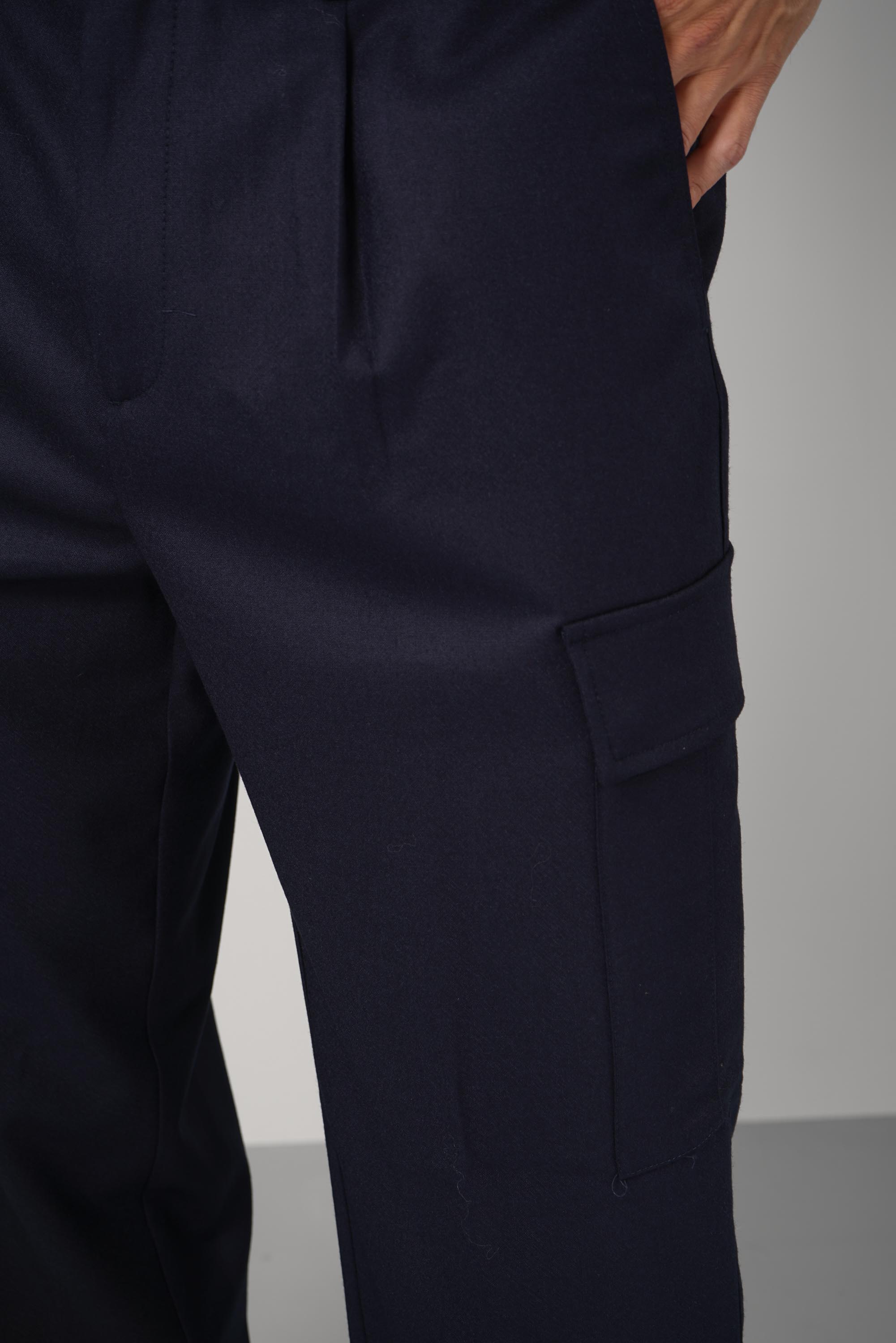 Marco Pescarolo  Quaranta Zip Trousers – 07 navy