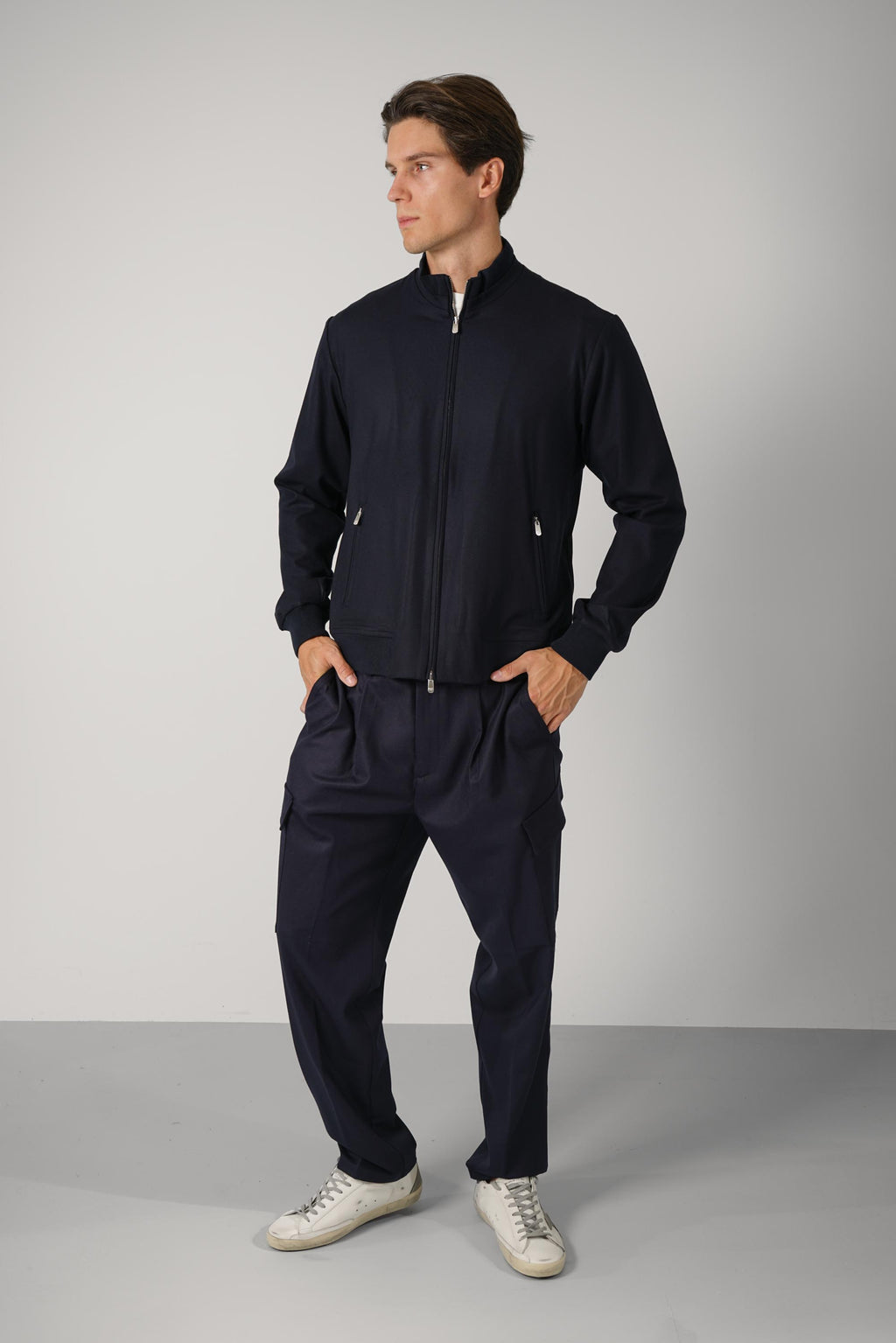 Marco Pescarolo Icon Zip Jacket – 11 navy