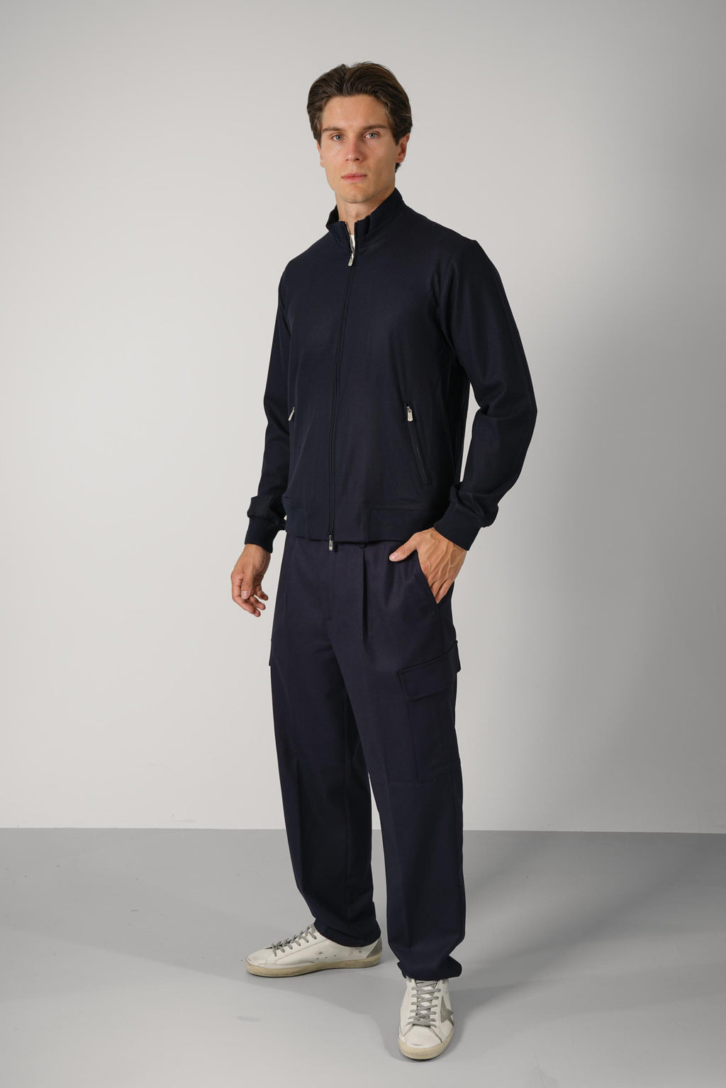 Marco Pescarolo Icon Zip Jacket – 11 navy