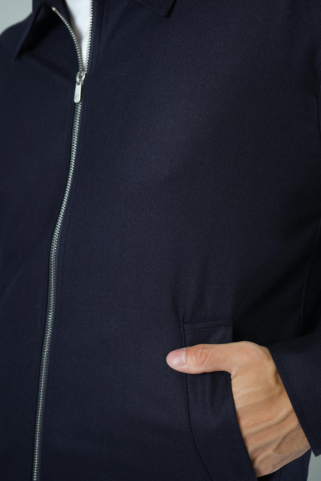 Marco Pescarolo Quarantuno Zip Jacket – 07 navy