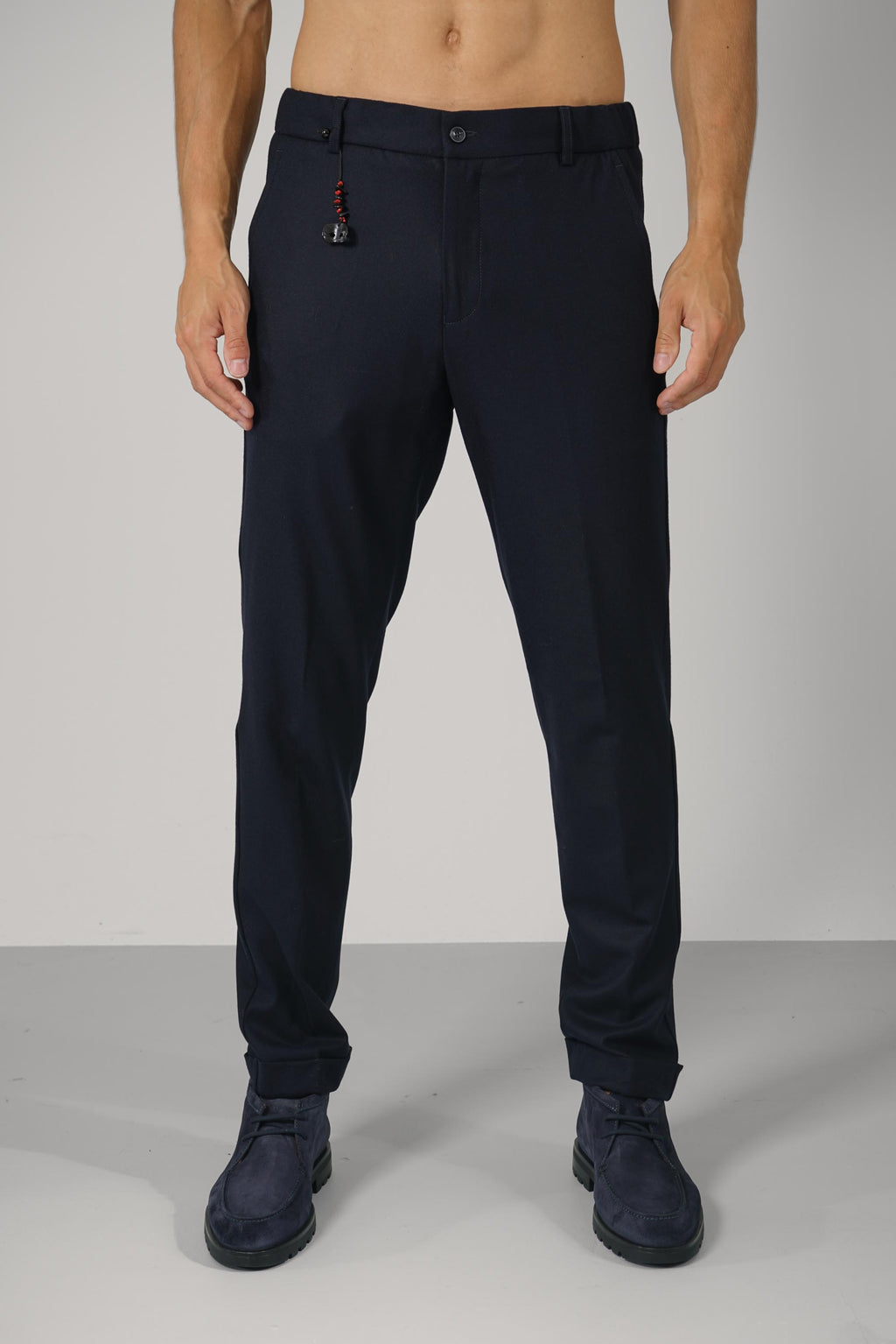 Marco Pescarolo Manu Zip+ris Trousers – 11 navy