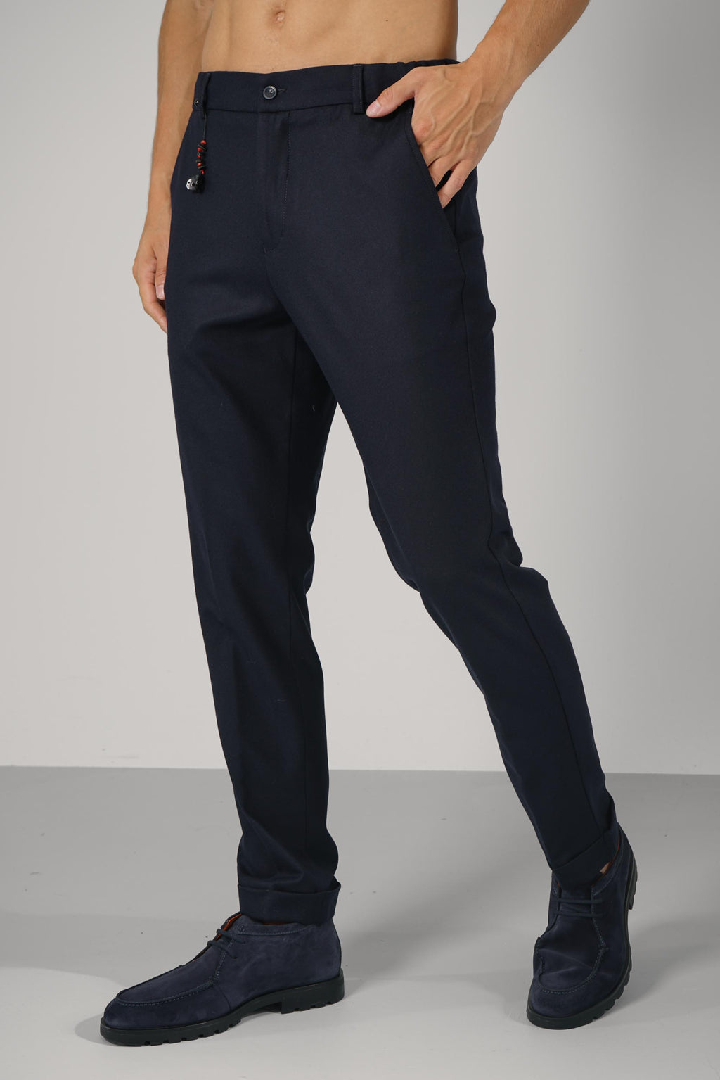Marco Pescarolo Manu Zip+ris Trousers – 11 navy