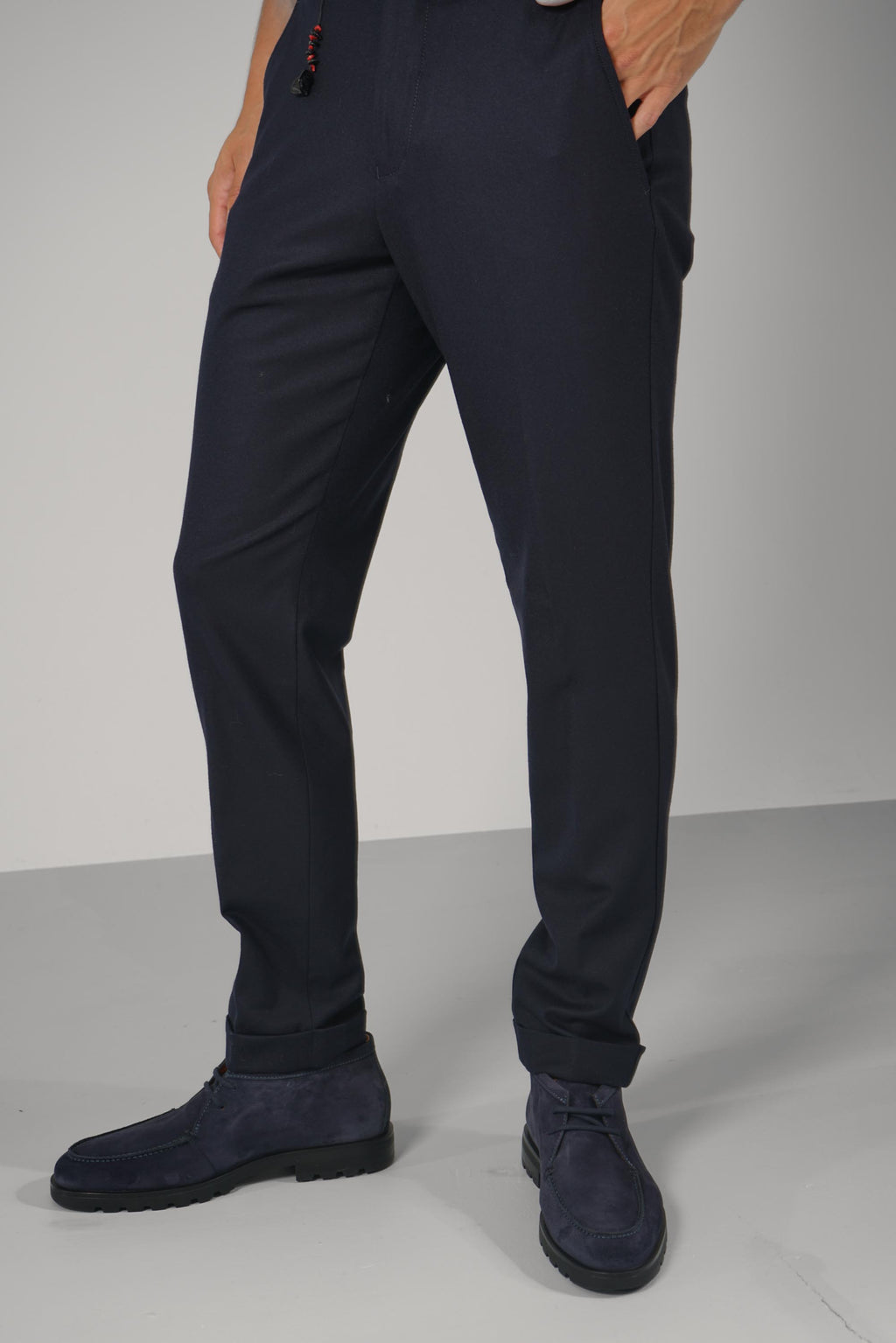 Marco Pescarolo Manu Zip+ris Trousers – 11 navy