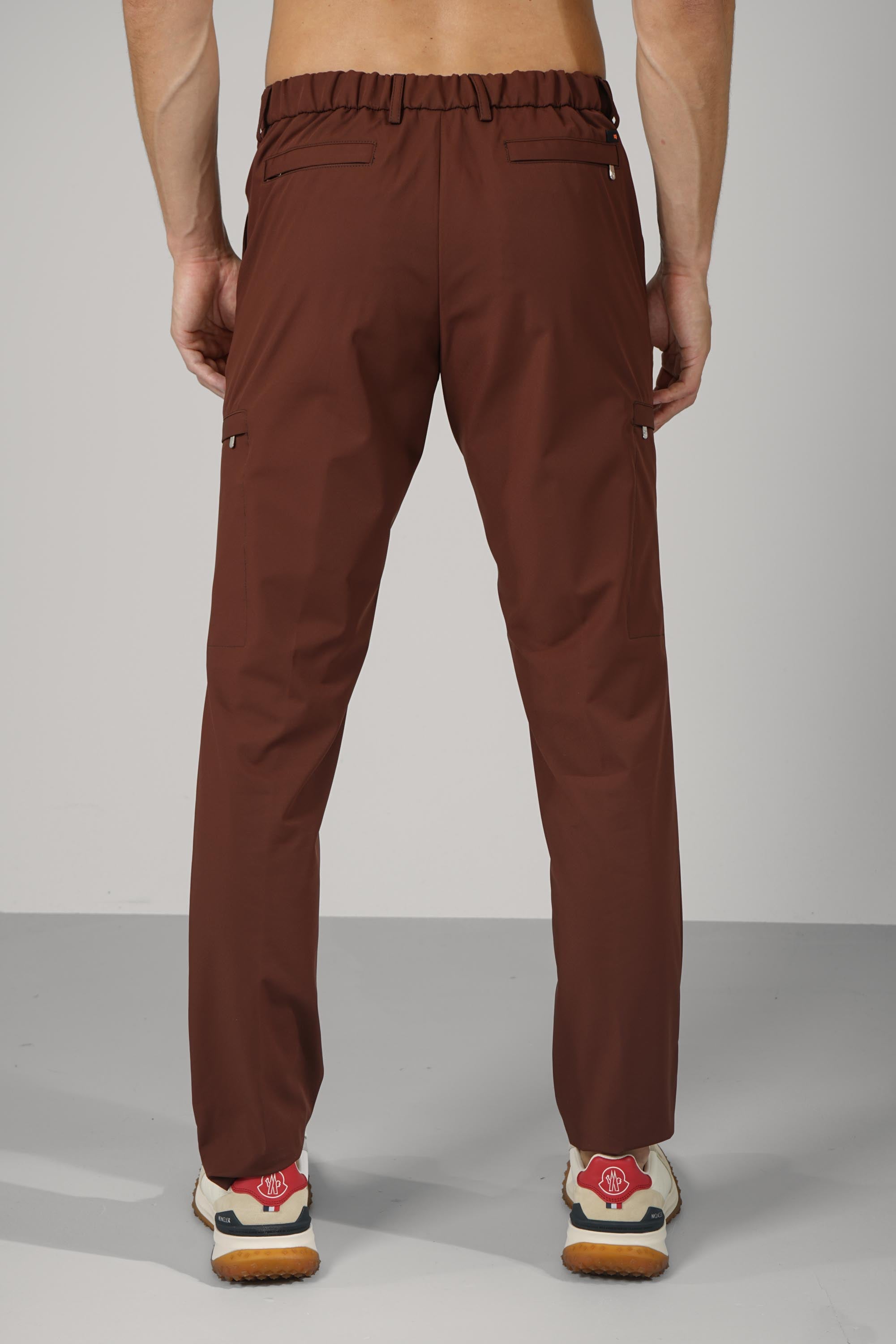 Marco Pescarolo  Metis Zip Trousers – 24 rust colored