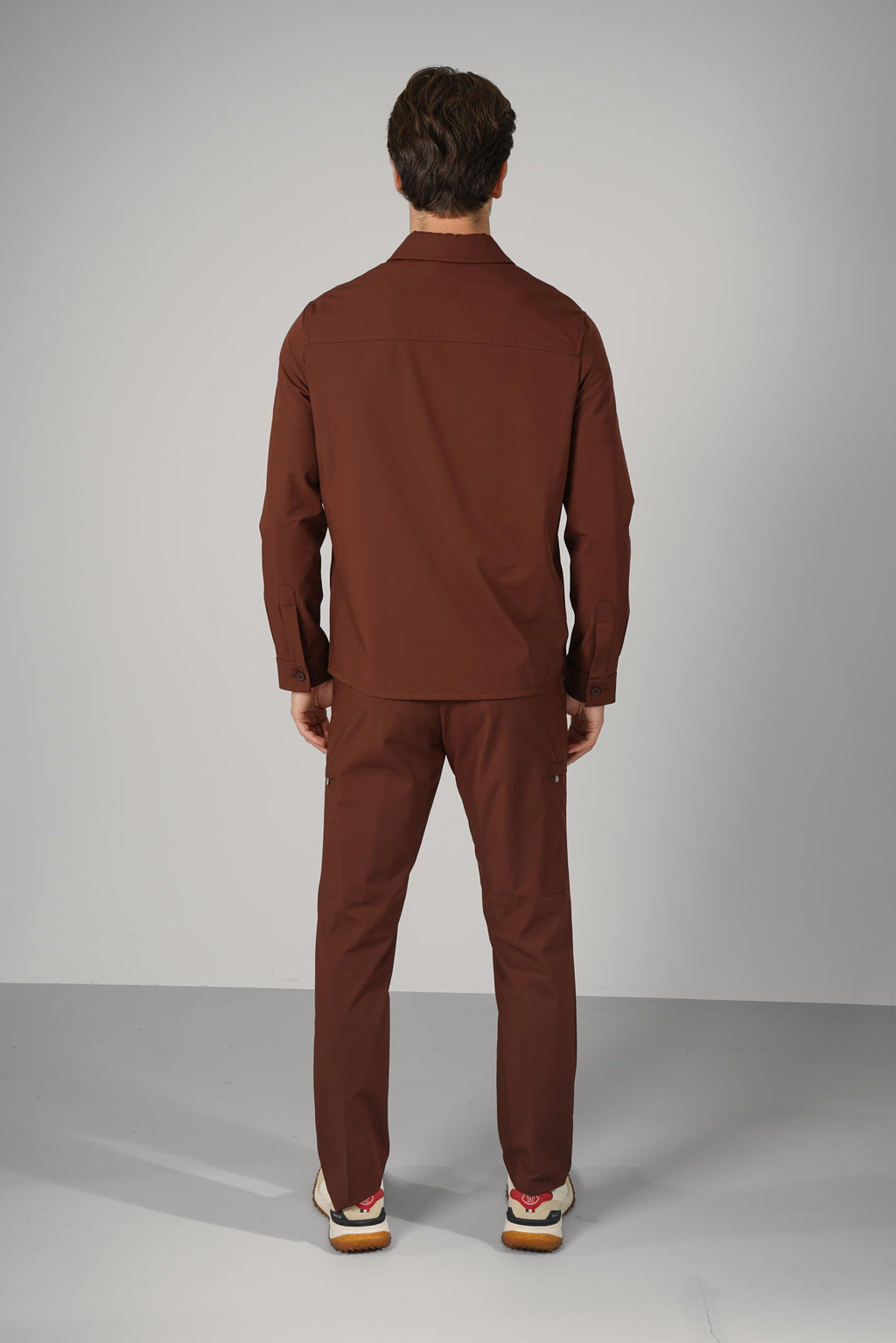 Marco Pescarolo  Urus Zip Jacket – 24 rust colored