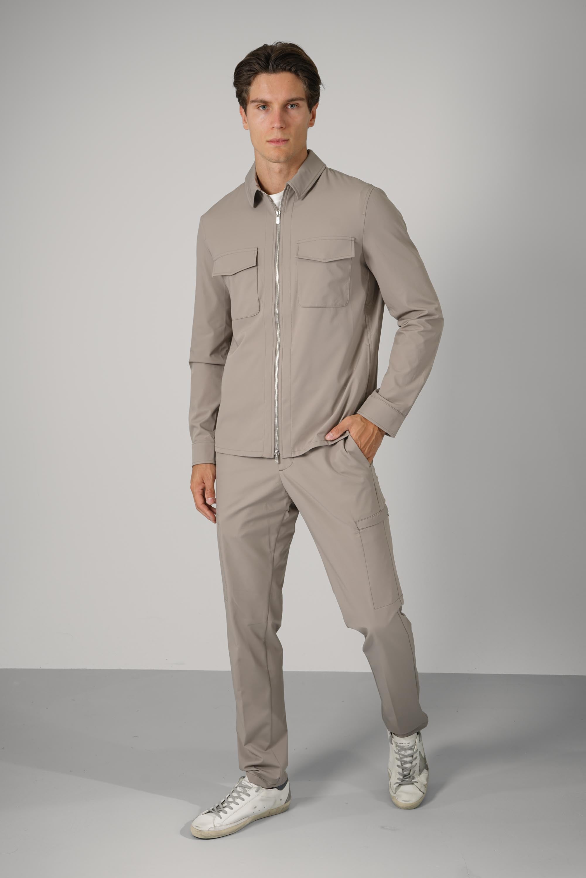 Marco Pescarolo Urus Zip Jacket – 06 greige
