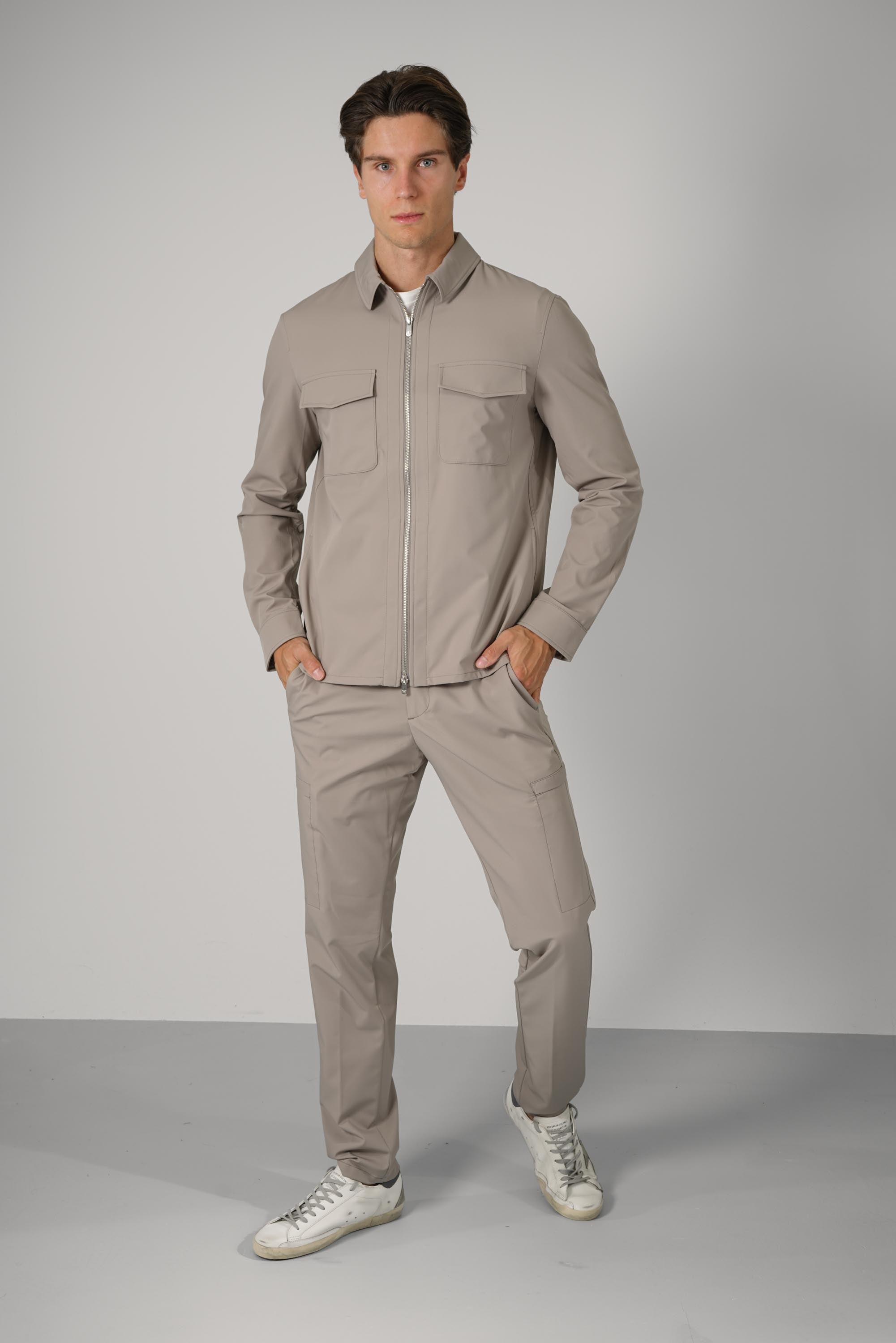 Marco Pescarolo Urus Zip Jacket – 06 greige