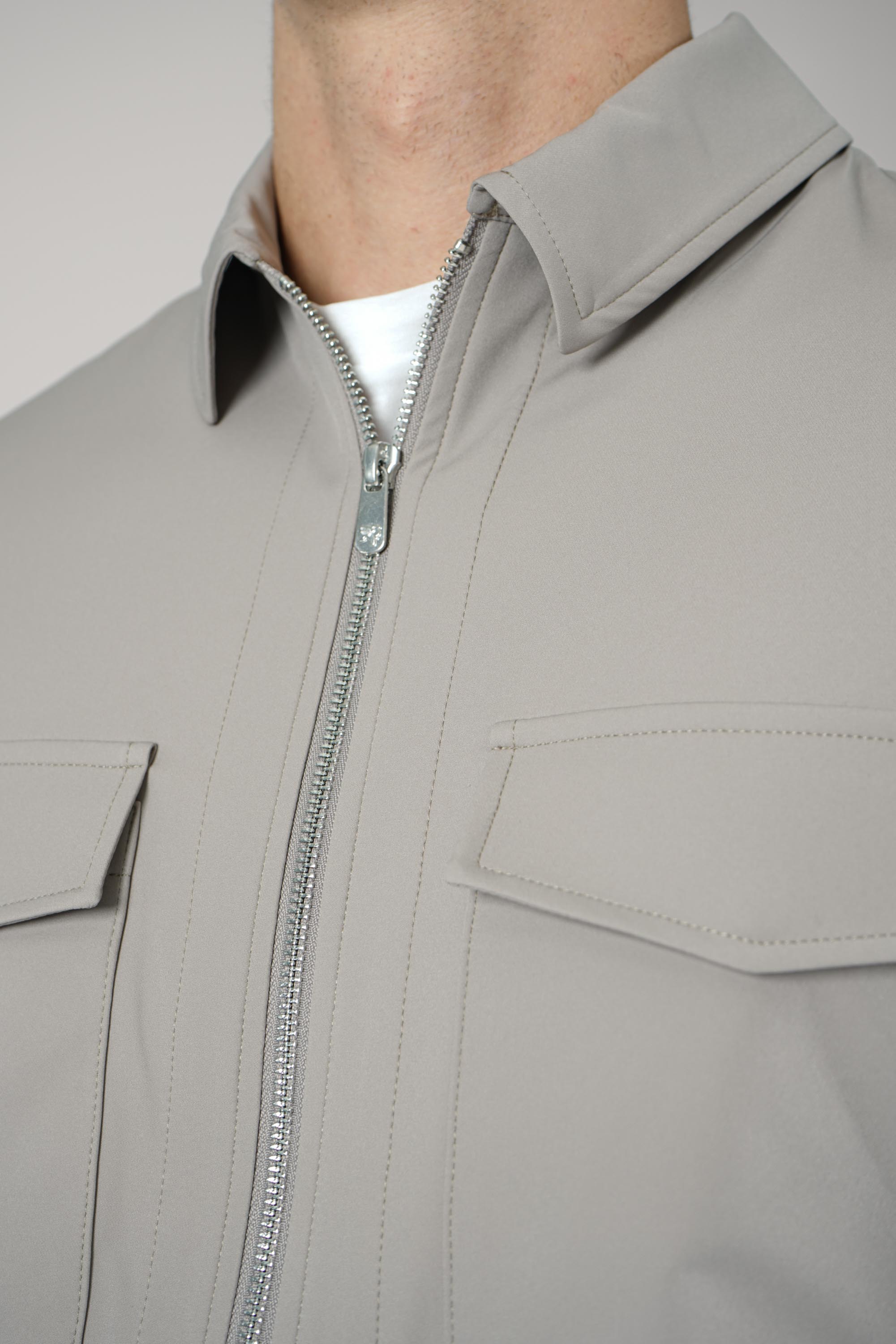 Marco Pescarolo Urus Zip Jacket – 06 greige