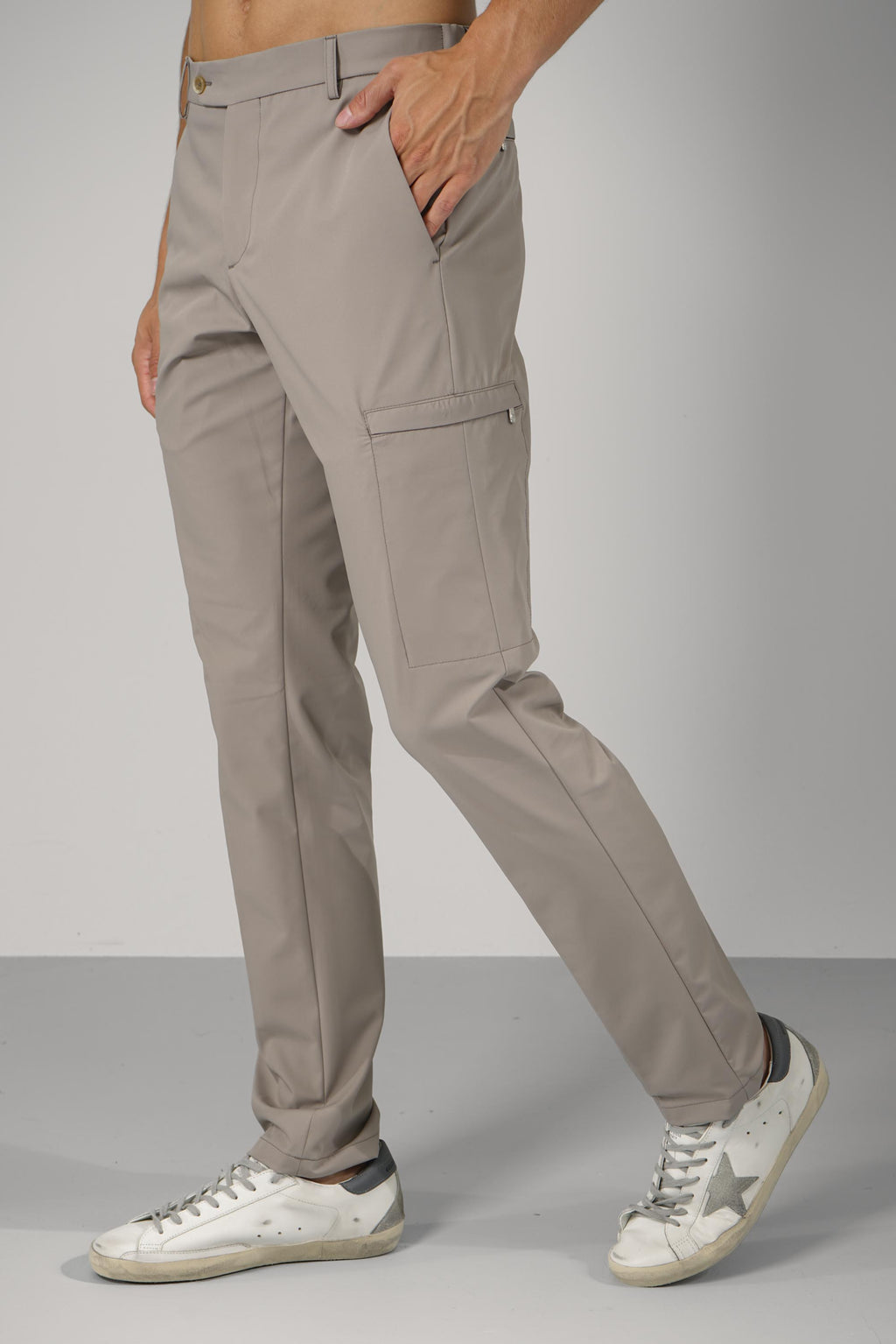 Marco Pescarolo Metis Zip Trousers – 06 greige