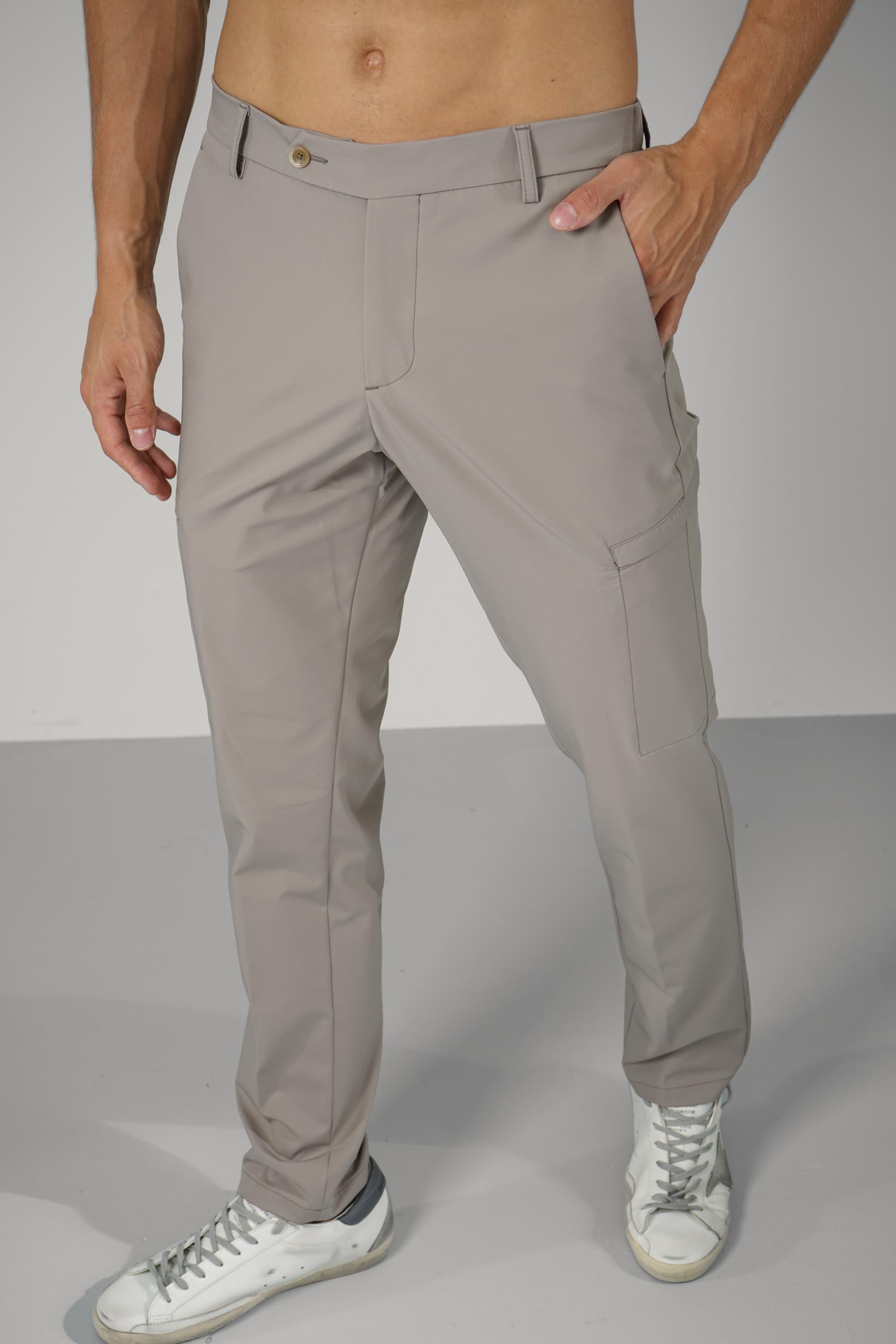 Marco Pescarolo Metis Zip Trousers – 06 greige