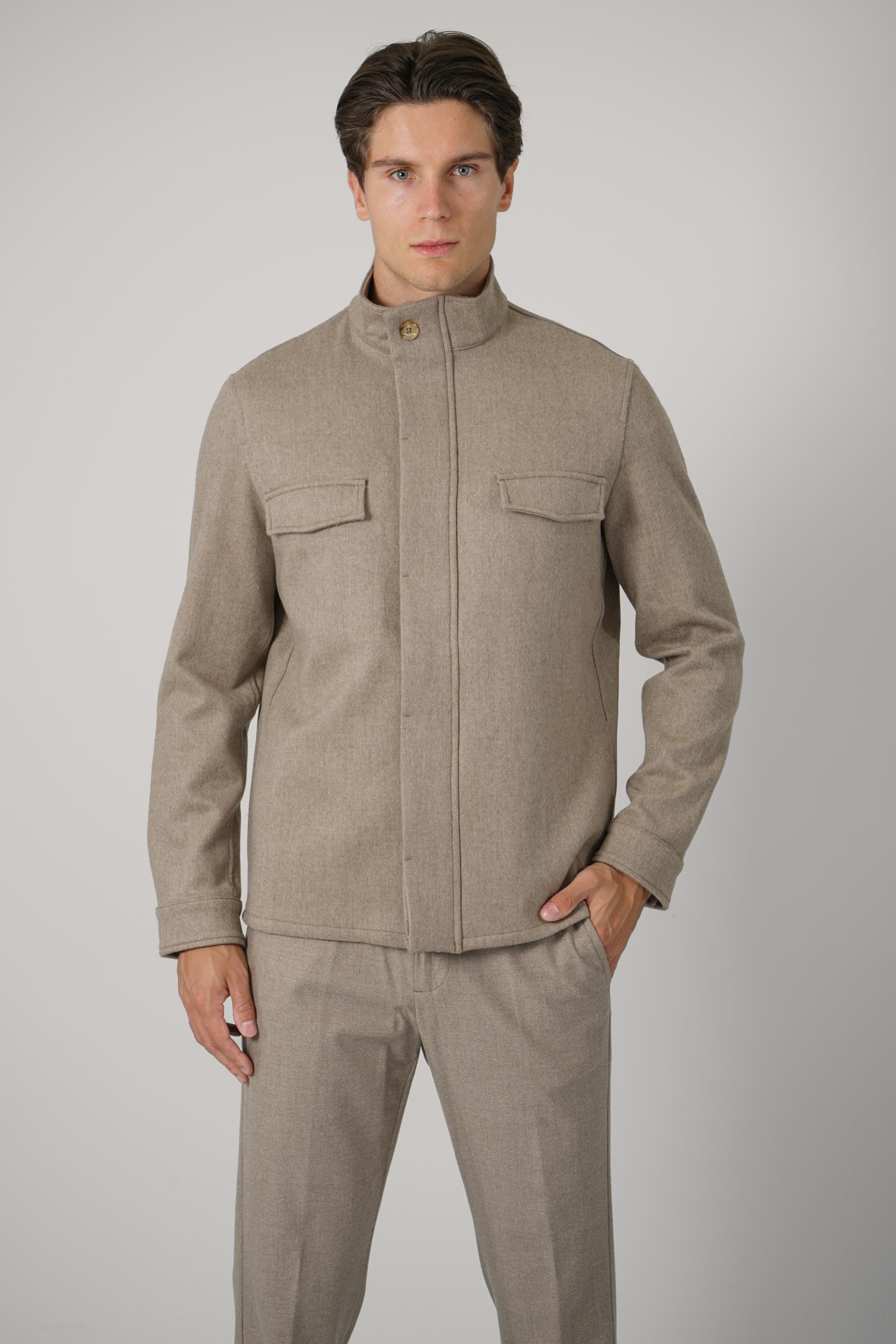 Marco Pescarolo Titan Zip Jacket – 04 sand