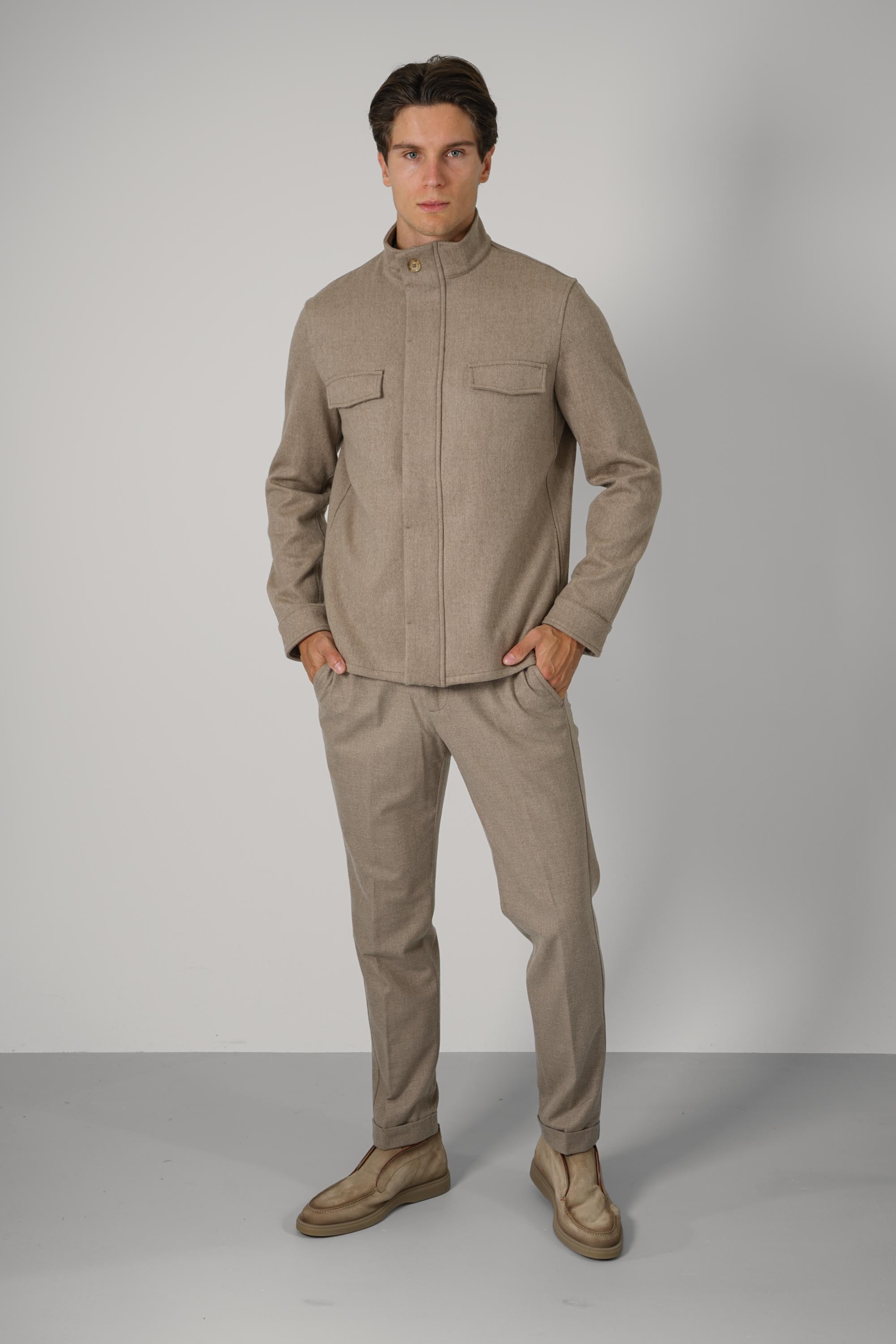 Marco Pescarolo Manu Zip+ris Trousers – 04 sand