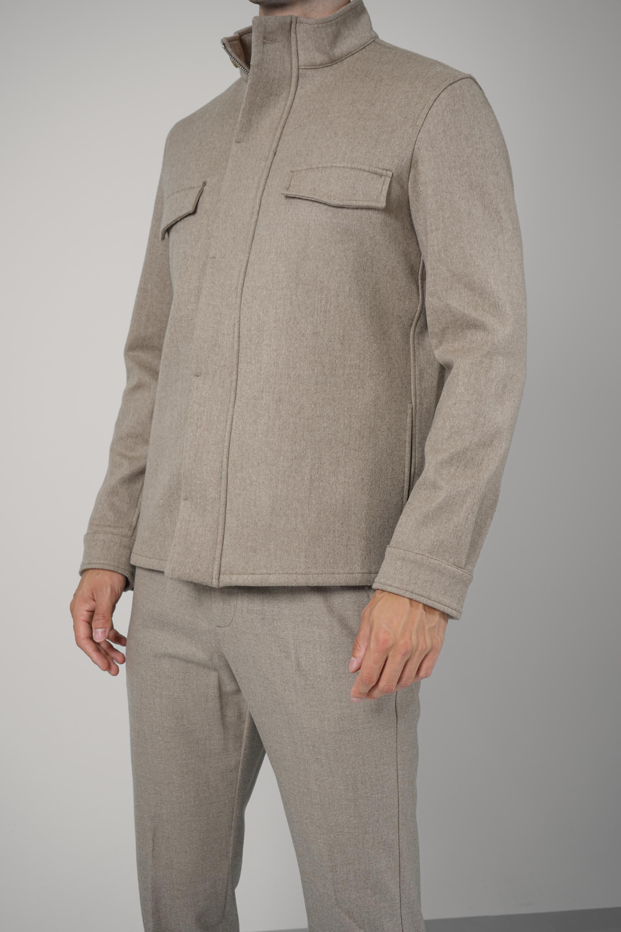 Marco Pescarolo Titan Zip Jacket – 04 sand