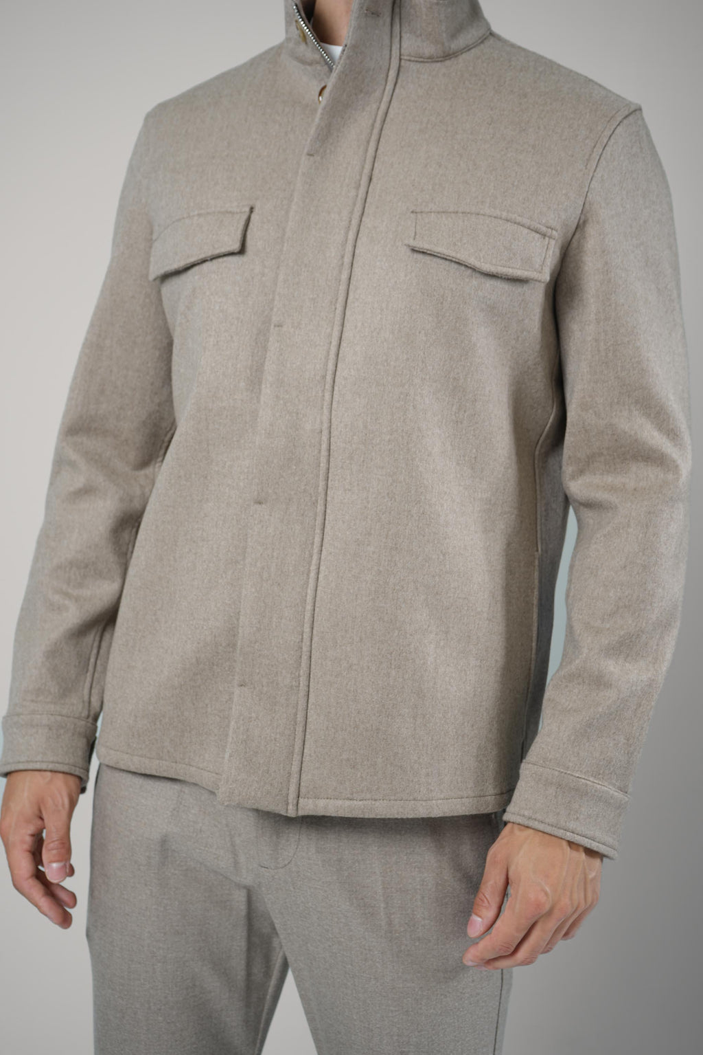 Marco Pescarolo Titan Zip Jacket – 04 sand