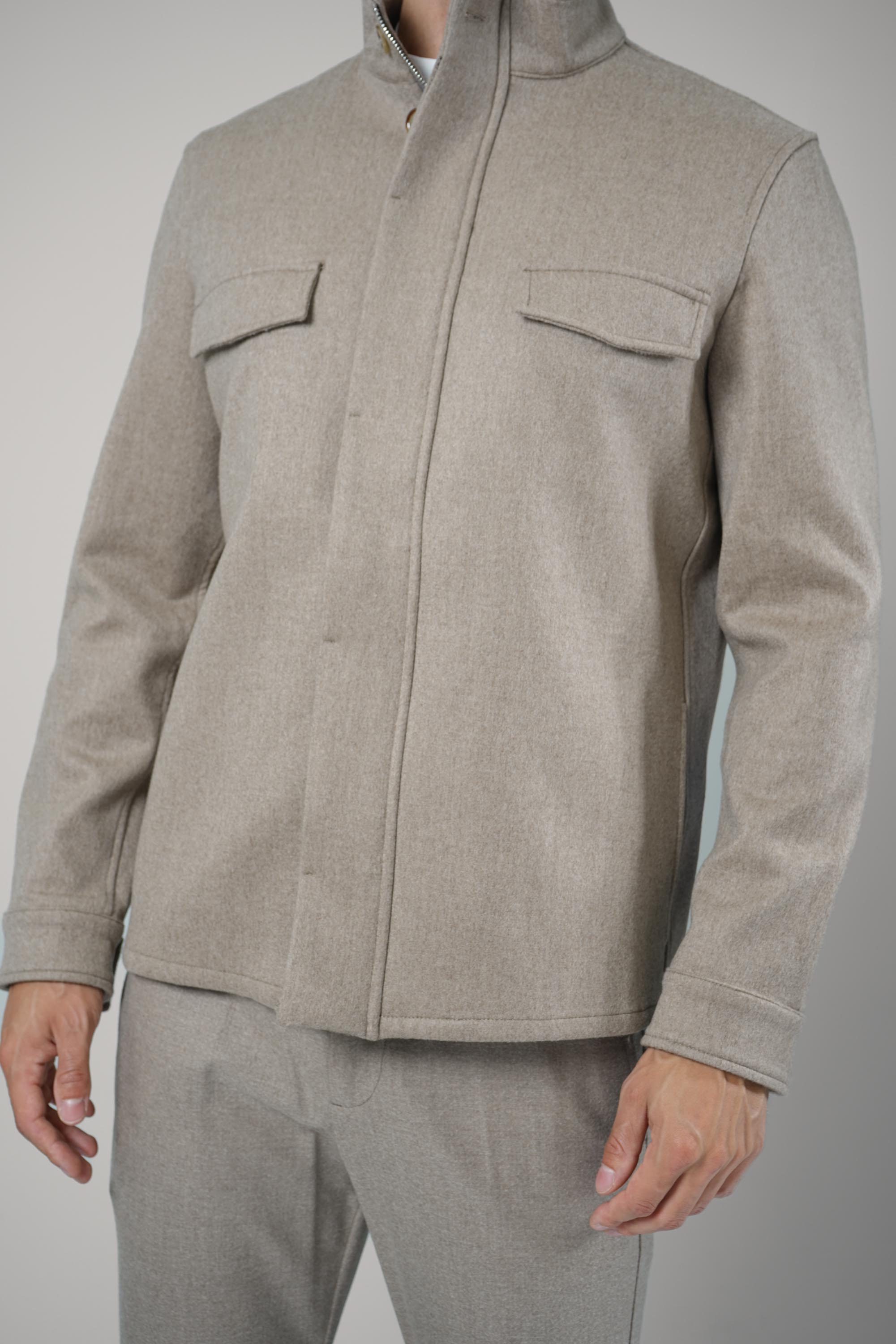 Marco Pescarolo Titan Zip Jacket – 04 sand
