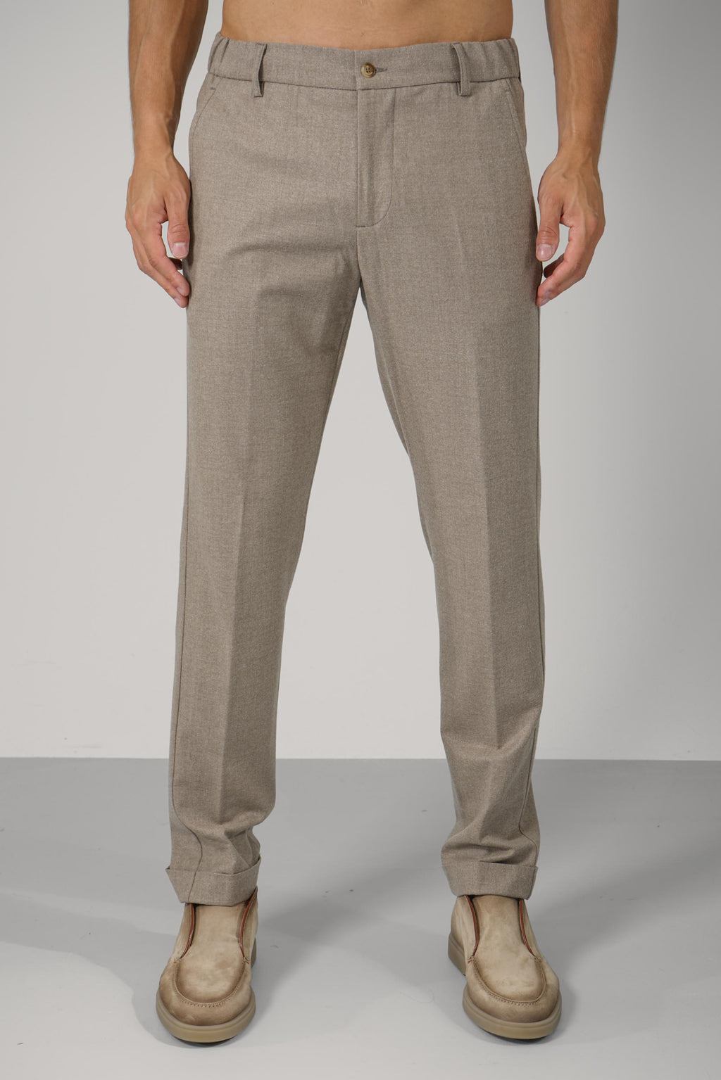 Marco Pescarolo Manu Zip+ris Trousers – 04 sand