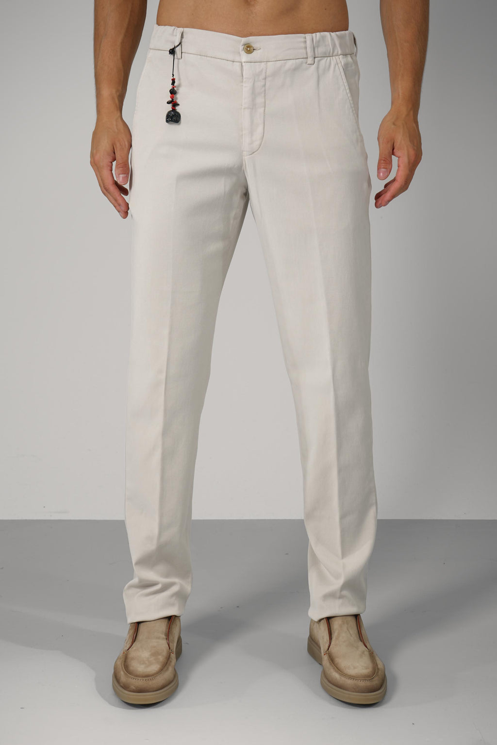 Marco Pescarolo  Manu Zip Trousers – MP02 light grey